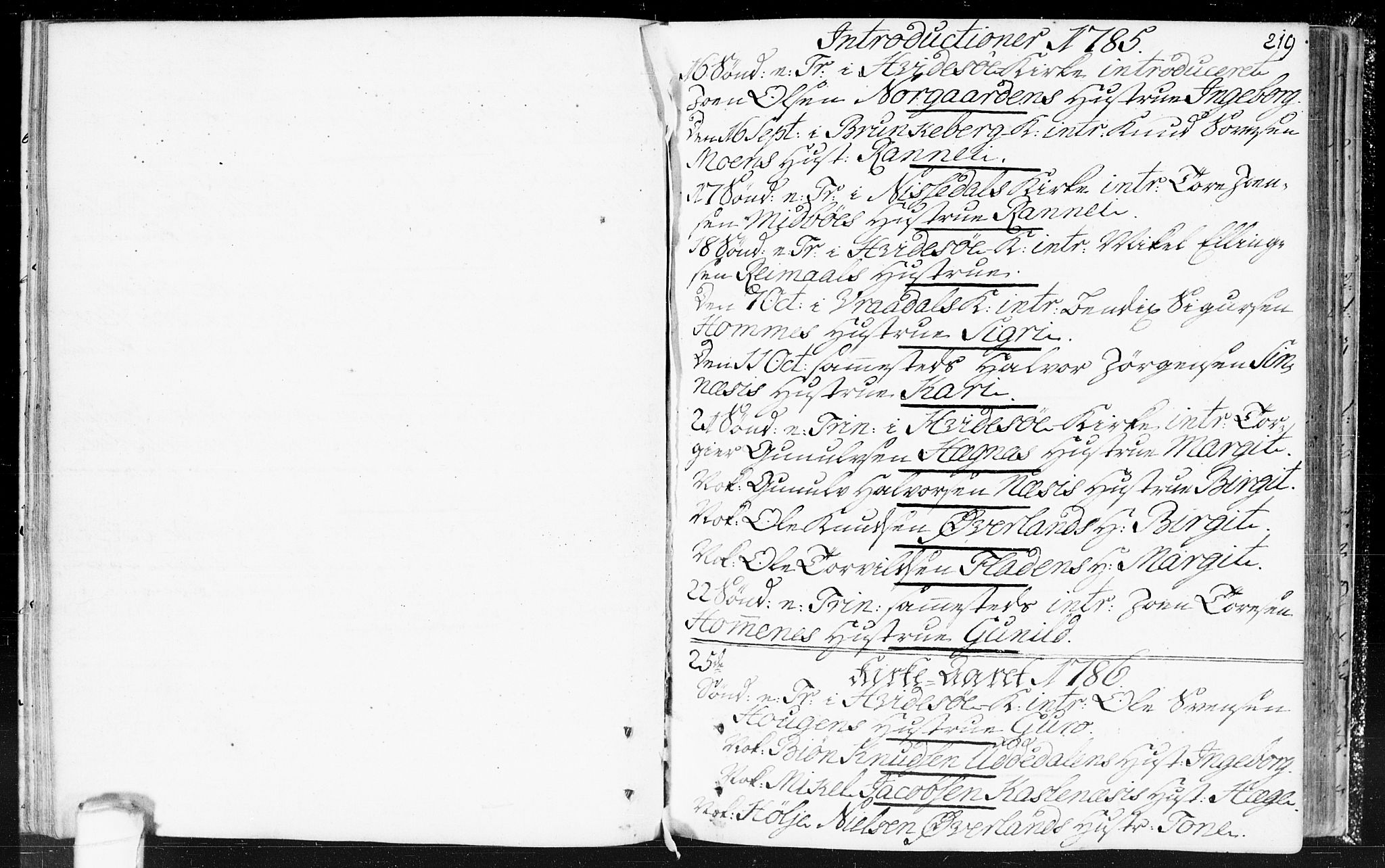Kviteseid kirkebøker, SAKO/A-276/F/Fa/L0002: Parish register (official) no. I 2, 1773-1786, p. 219