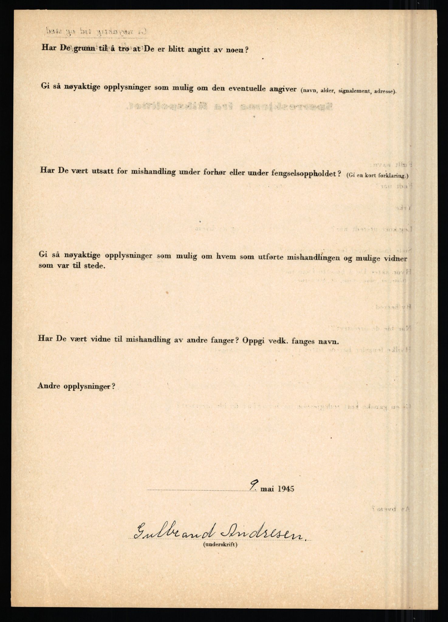 Rikspolitisjefen, AV/RA-S-1560/L/L0001: Abelseth, Rudolf - Berentsen, Odd, 1940-1945, p. 710