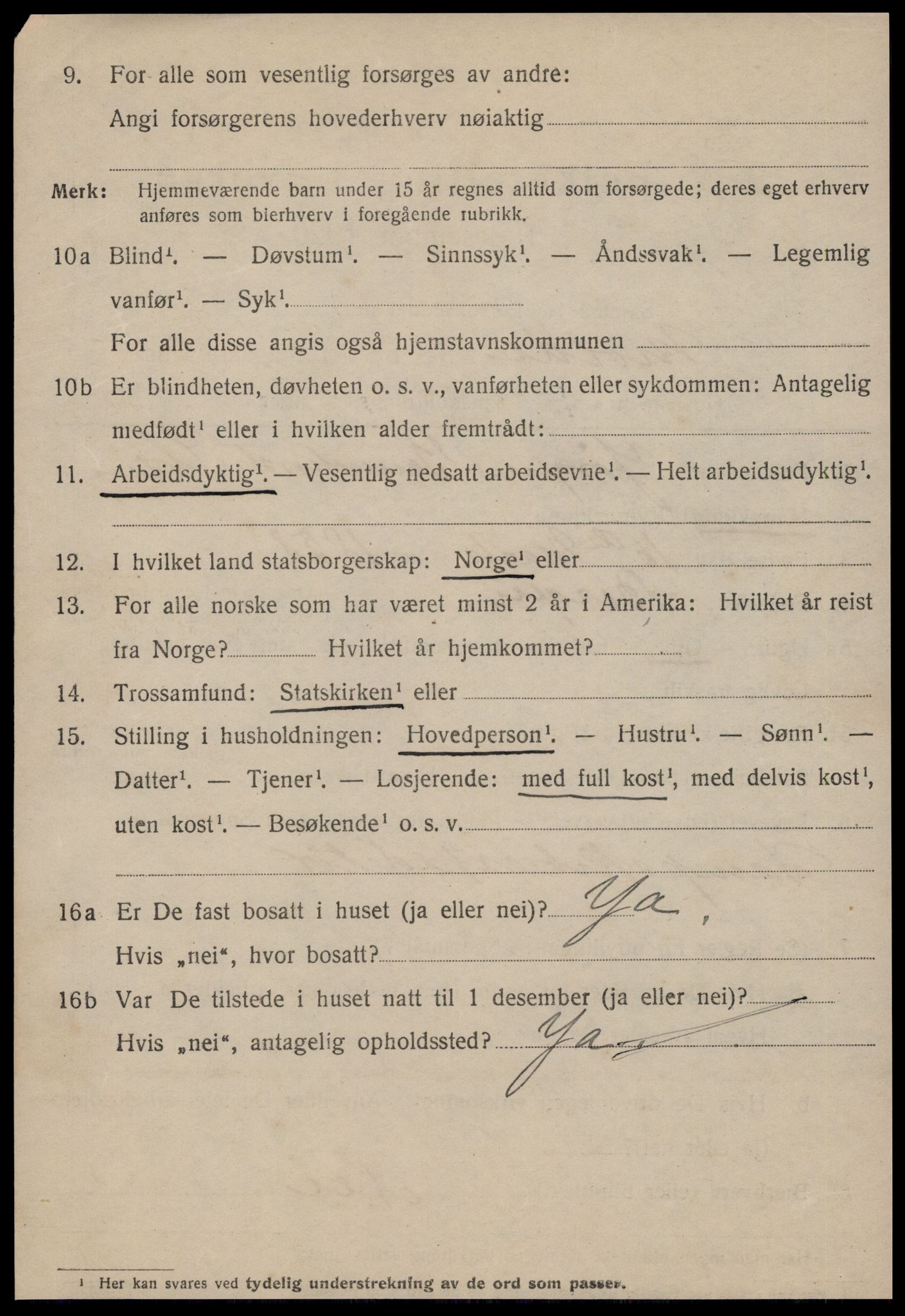 SAT, 1920 census for Molde, 1920, p. 3378