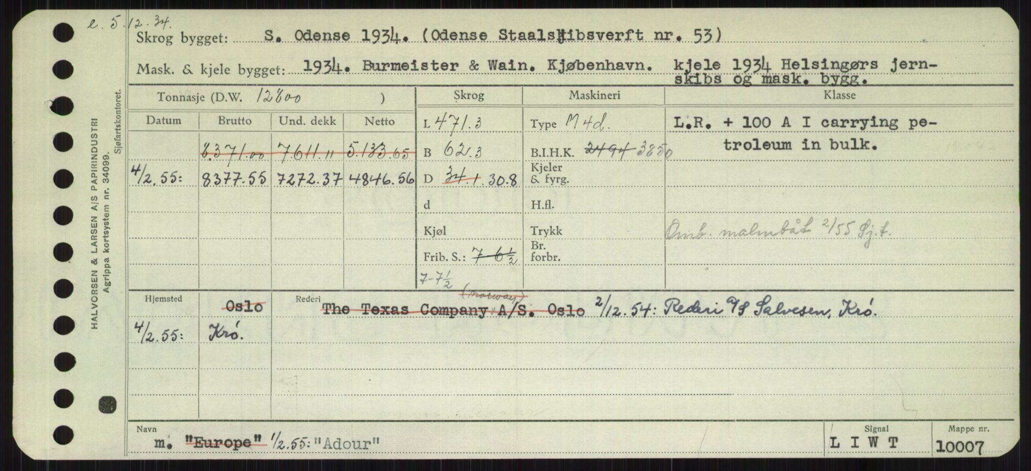 Sjøfartsdirektoratet med forløpere, Skipsmålingen, RA/S-1627/H/Hb/L0001: Fartøy, A-D, p. 7