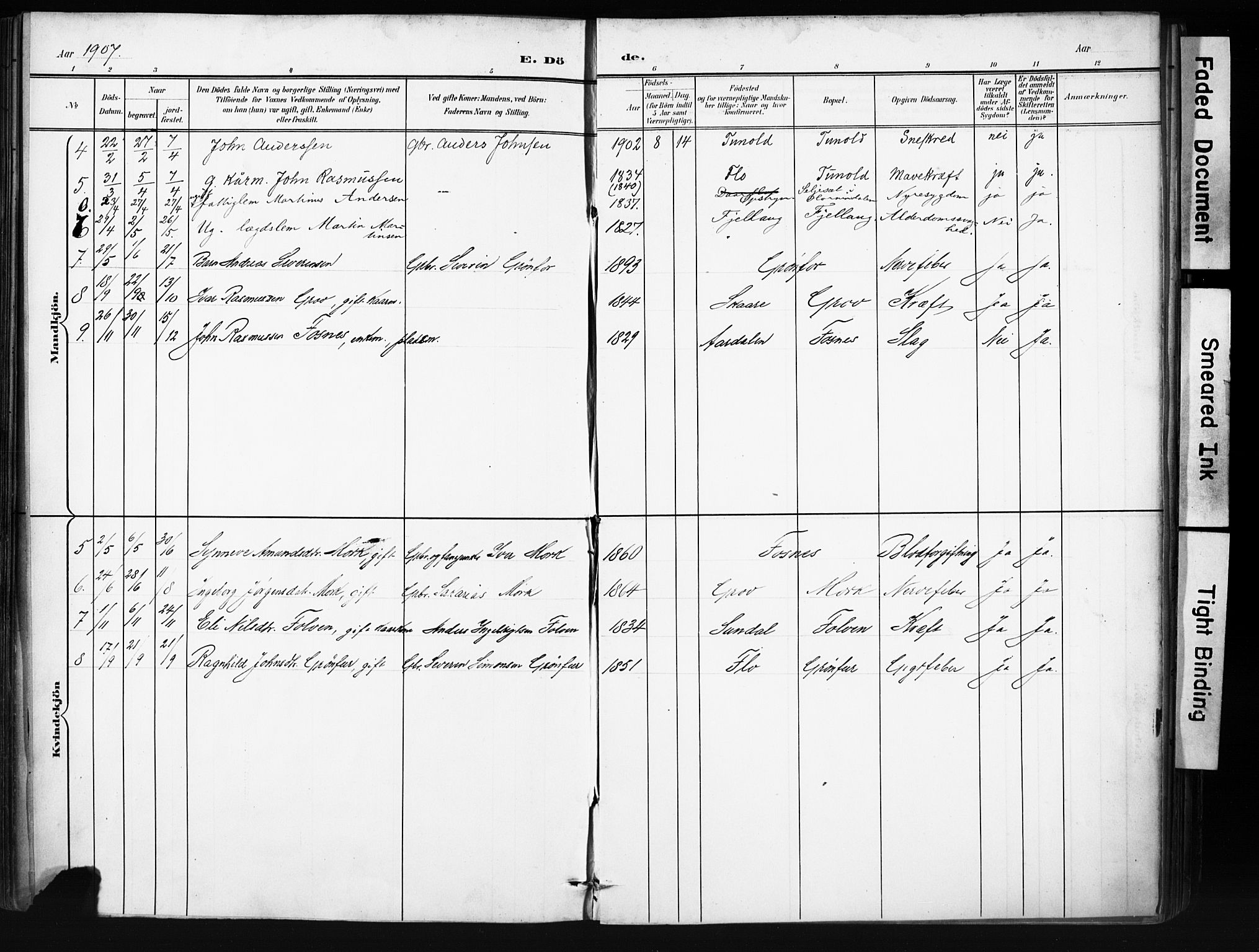 Stryn Sokneprestembete, AV/SAB-A-82501: Parish register (official) no. D 1, 1878-1907