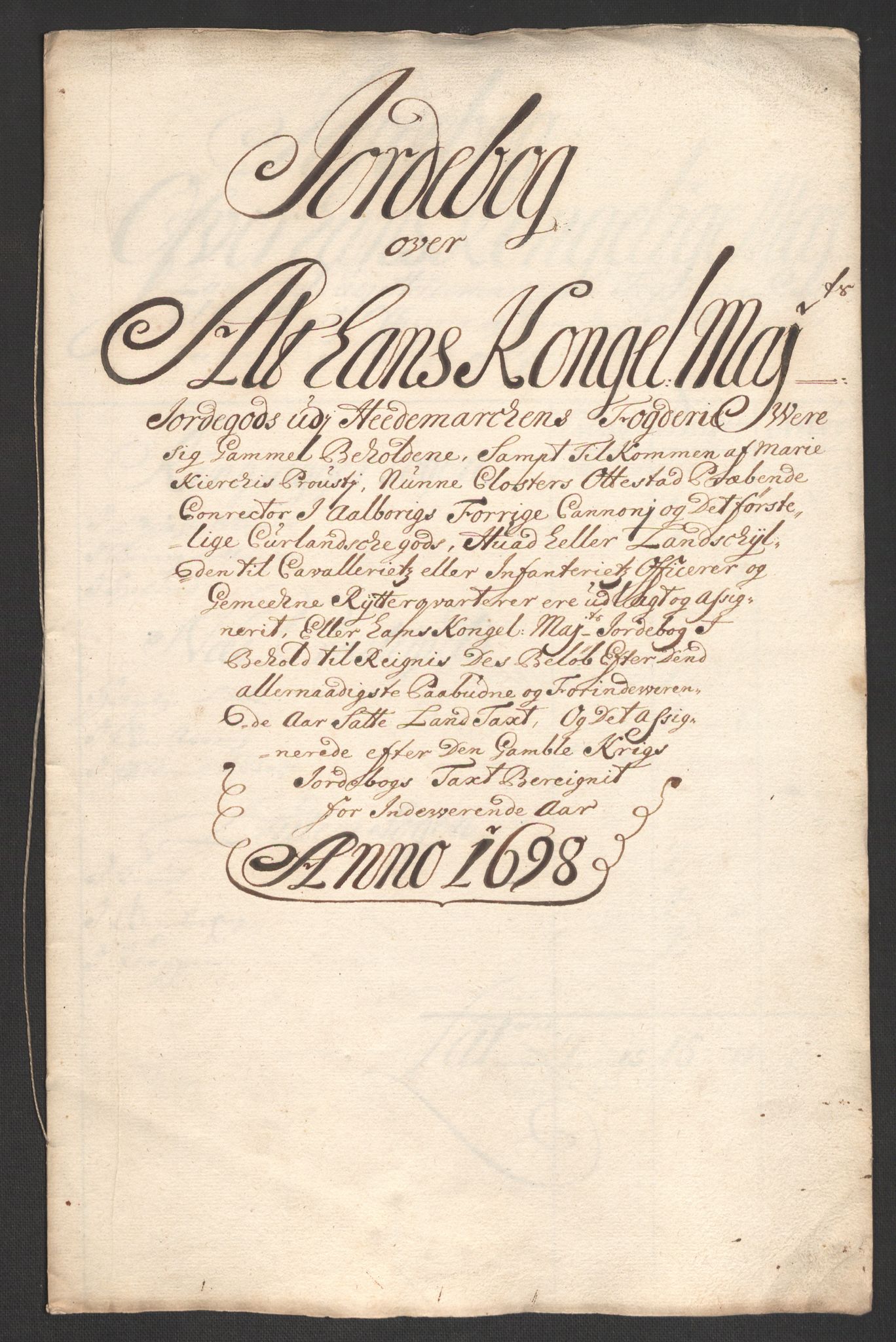 Rentekammeret inntil 1814, Reviderte regnskaper, Fogderegnskap, RA/EA-4092/R16/L1037: Fogderegnskap Hedmark, 1697-1698, p. 348