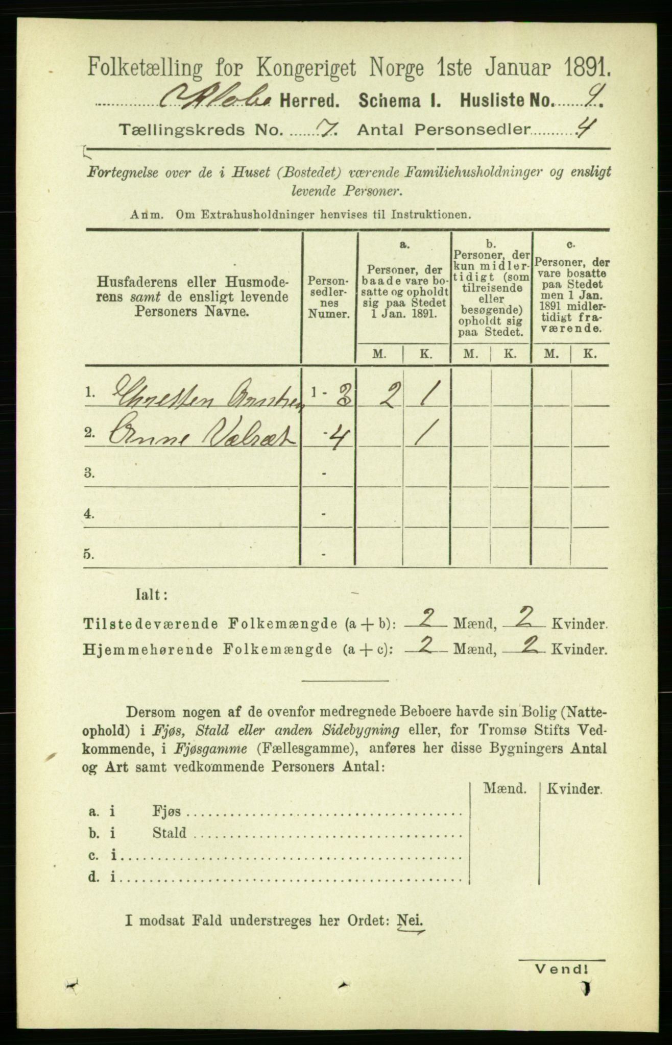 RA, 1891 census for 1662 Klæbu, 1891, p. 1331