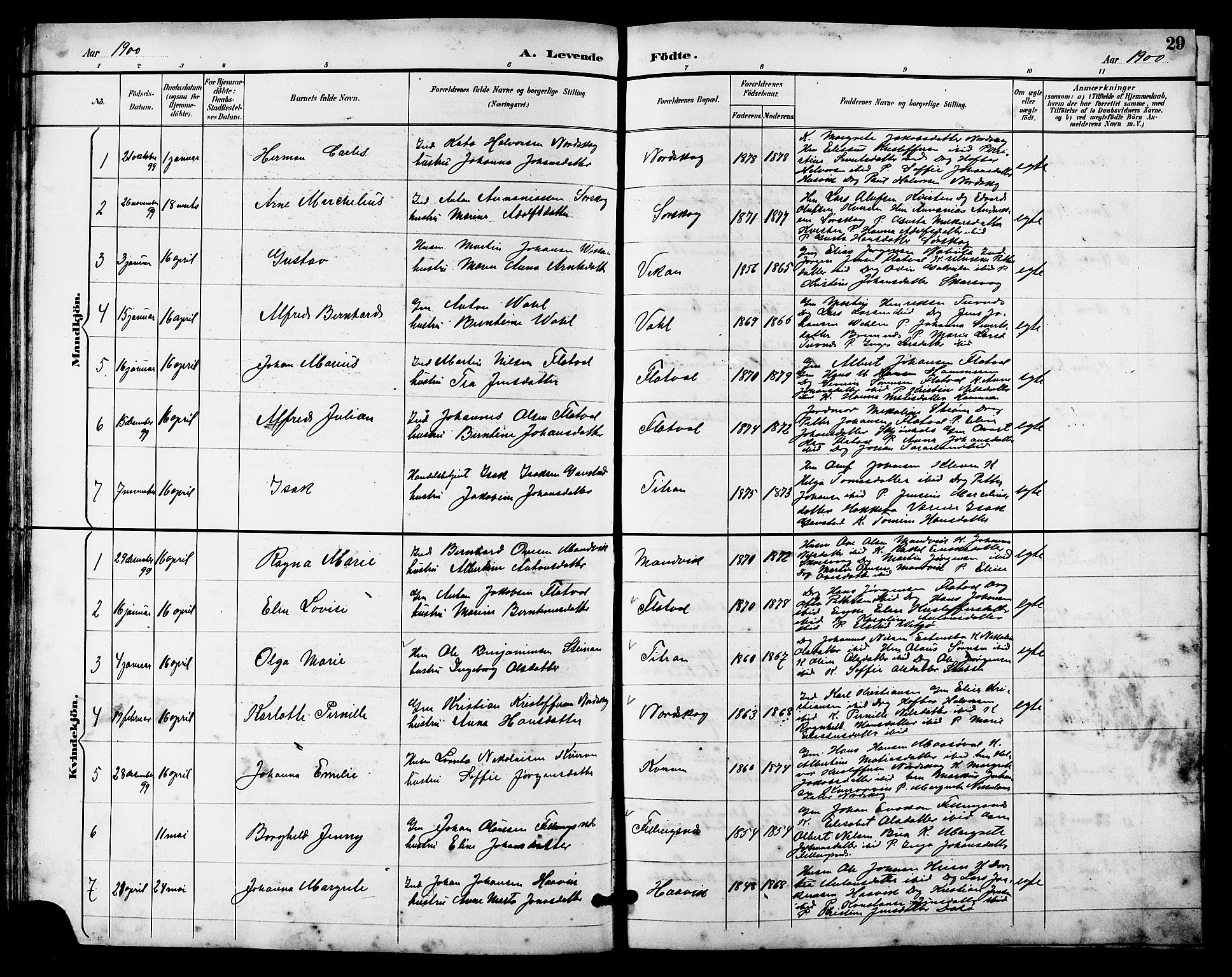Ministerialprotokoller, klokkerbøker og fødselsregistre - Sør-Trøndelag, SAT/A-1456/641/L0598: Parish register (copy) no. 641C02, 1893-1910, p. 29