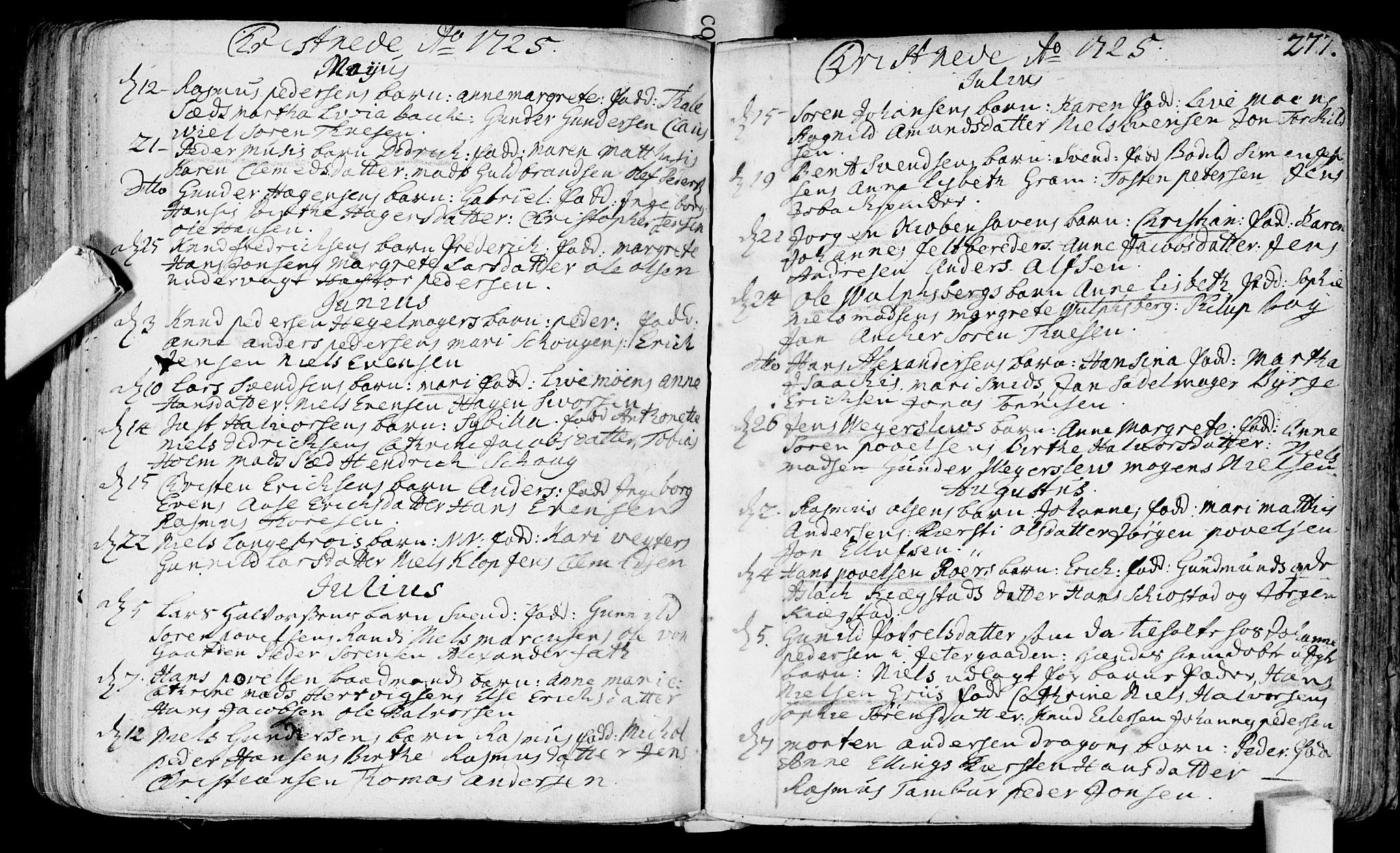 Bragernes kirkebøker, SAKO/A-6/F/Fa/L0003: Parish register (official) no. I 3, 1706-1734, p. 277