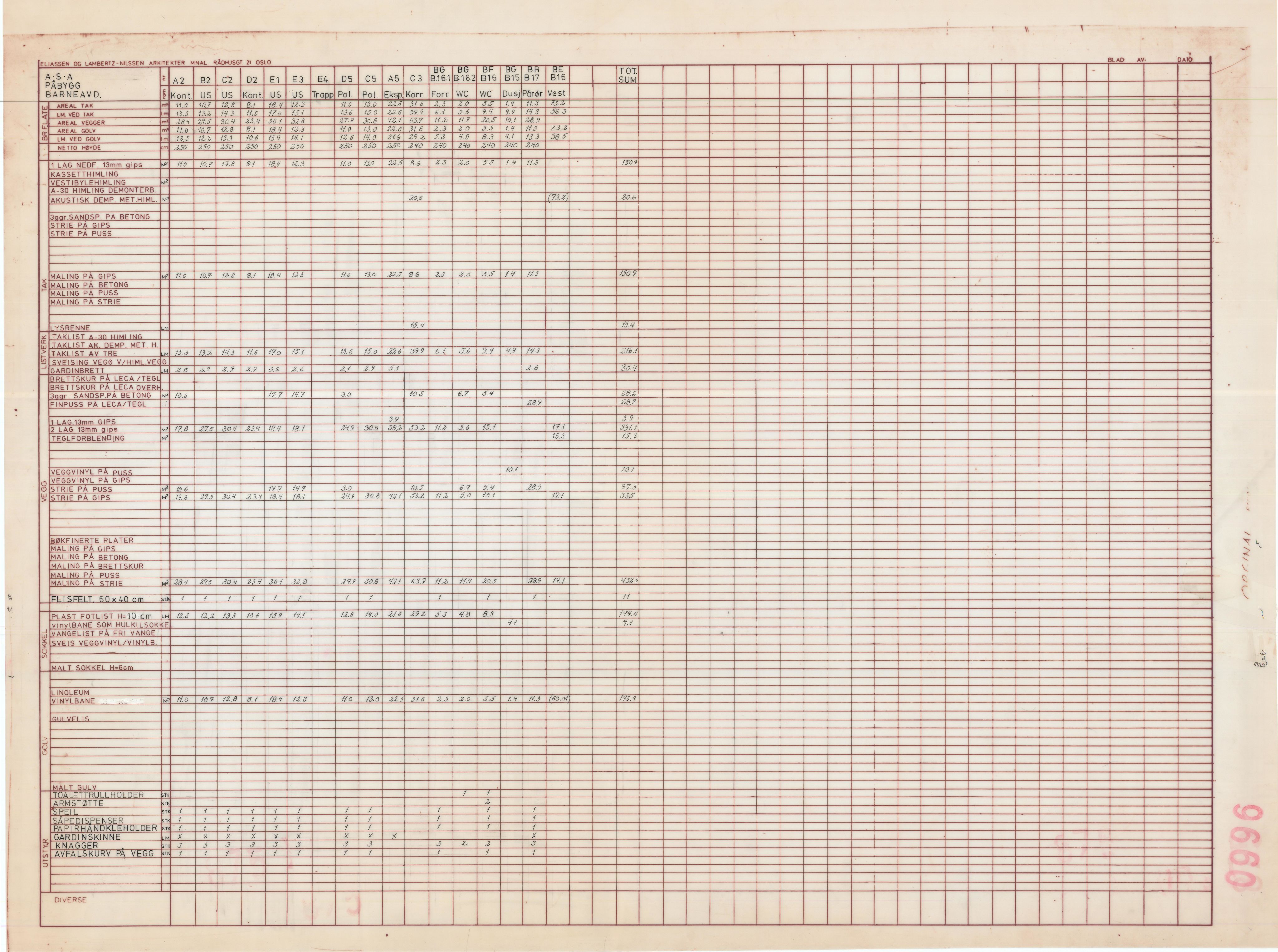 Eliassen og Lambertz-Nilssen Arkitekter, AAKS/PA-2983/T/T03/L0009: Tegningskogger 381, 1960-1966, p. 5