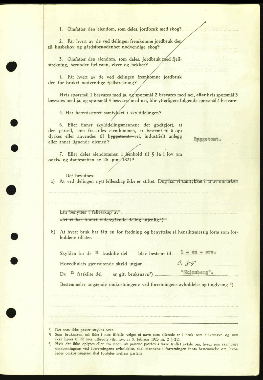 Midhordland sorenskriveri, SAB/A-3001/1/G/Gb/Gbk/L0007: Mortgage book no. A30-35, 1943-1944, Diary no: : 2012/1944