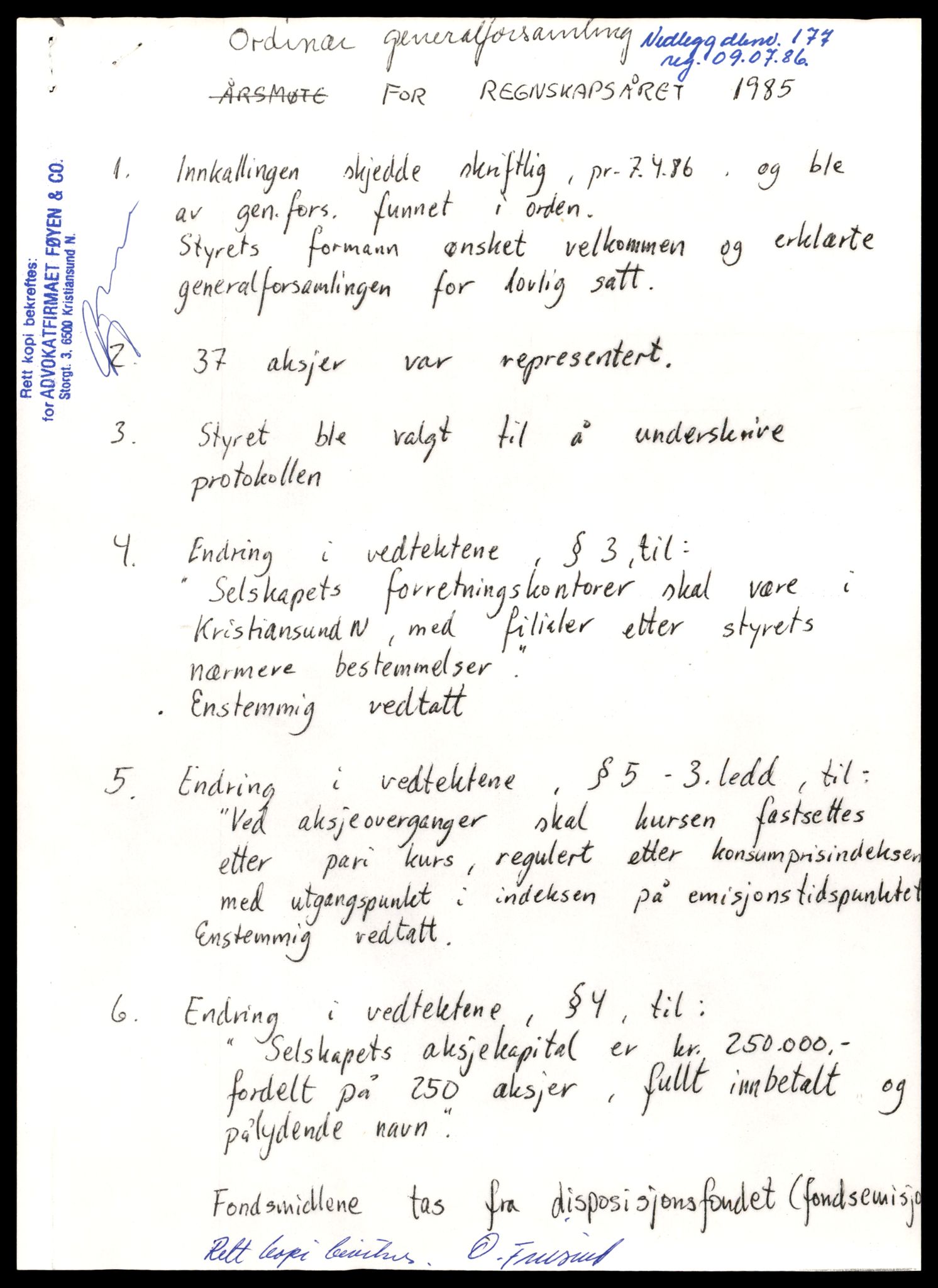 Kristiansund sorenskriveri, AV/SAT-A-0019/2/J/Jd/Jde/L0029: Bilag, To-Ve, 1944-1990, p. 13