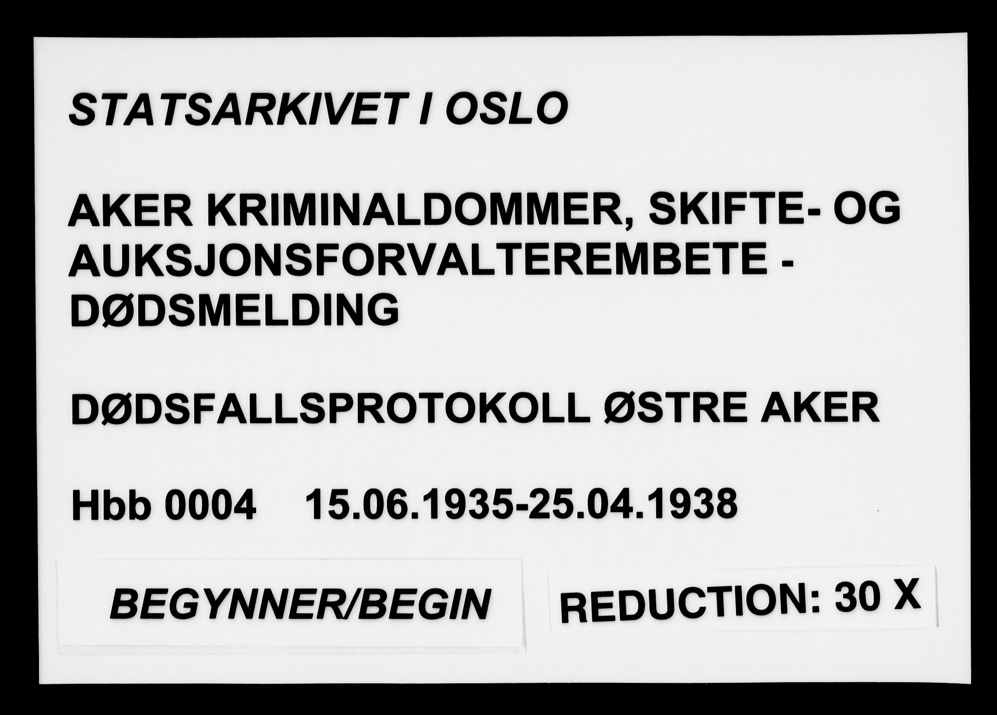 Aker kriminaldommer, skifte- og auksjonsforvalterembete, AV/SAO-A-10452/H/Hb/Hba/Hbac/L0004: Dødsfallsprotokoll for Østre Aker, 1935-1938