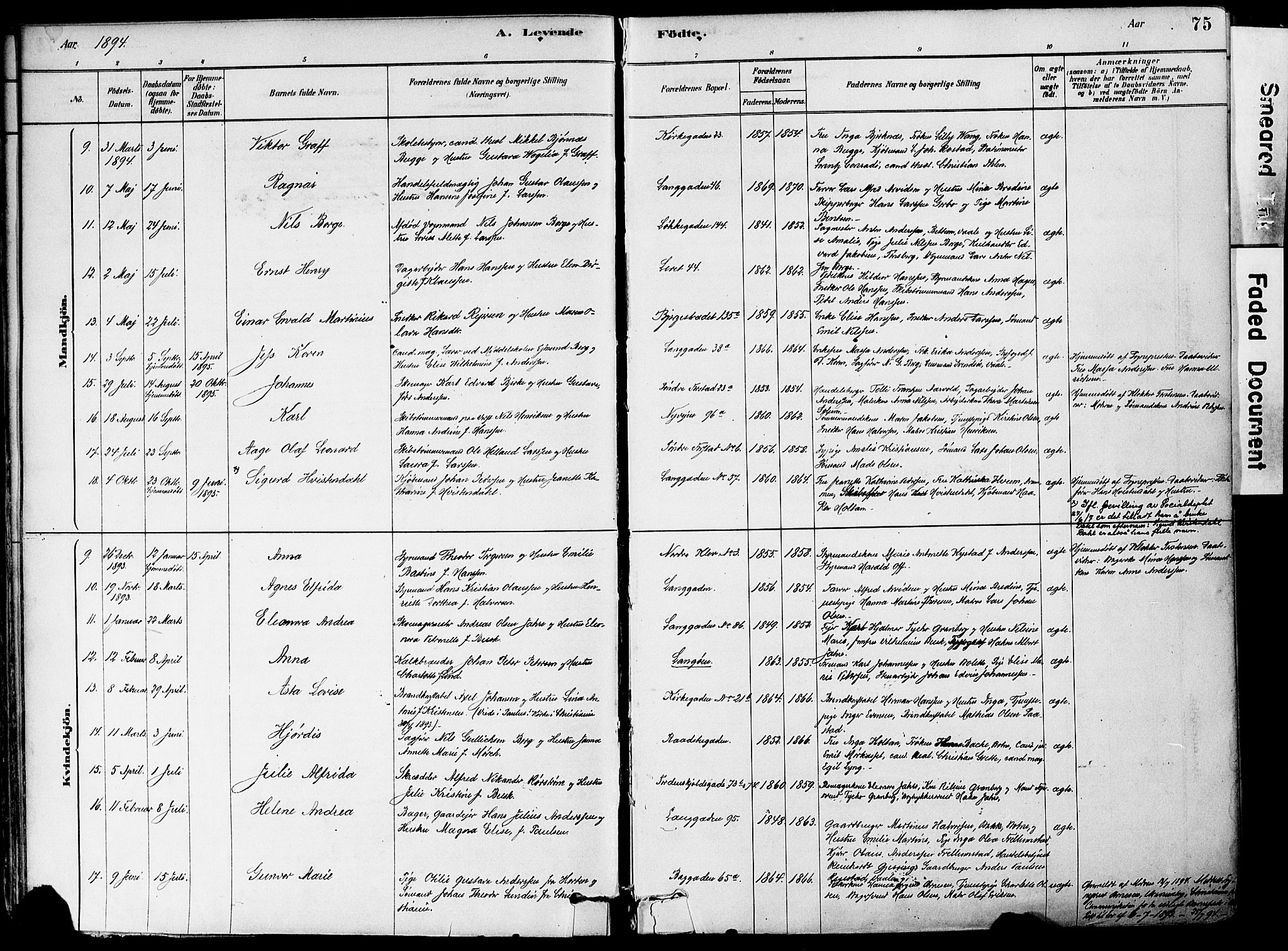 Holmestrand kirkebøker, AV/SAKO-A-346/F/Fa/L0004: Parish register (official) no. 4, 1880-1901, p. 75