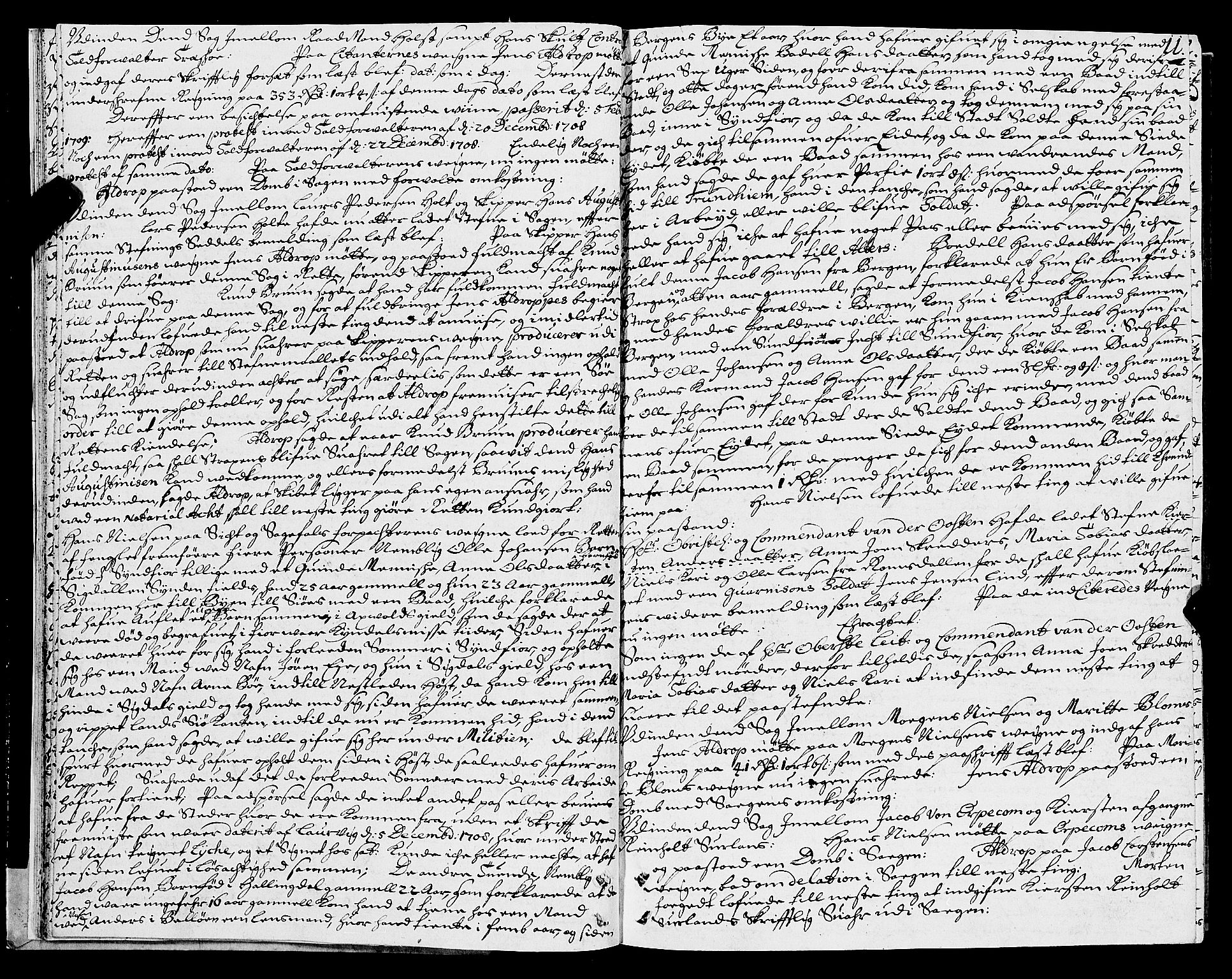 Trondheim byfogd, AV/SAT-A-0003/1/1/1A/L0030: Bytingsprotokoll - 11/4-21/8., 1709-1710, p. 10b-11a