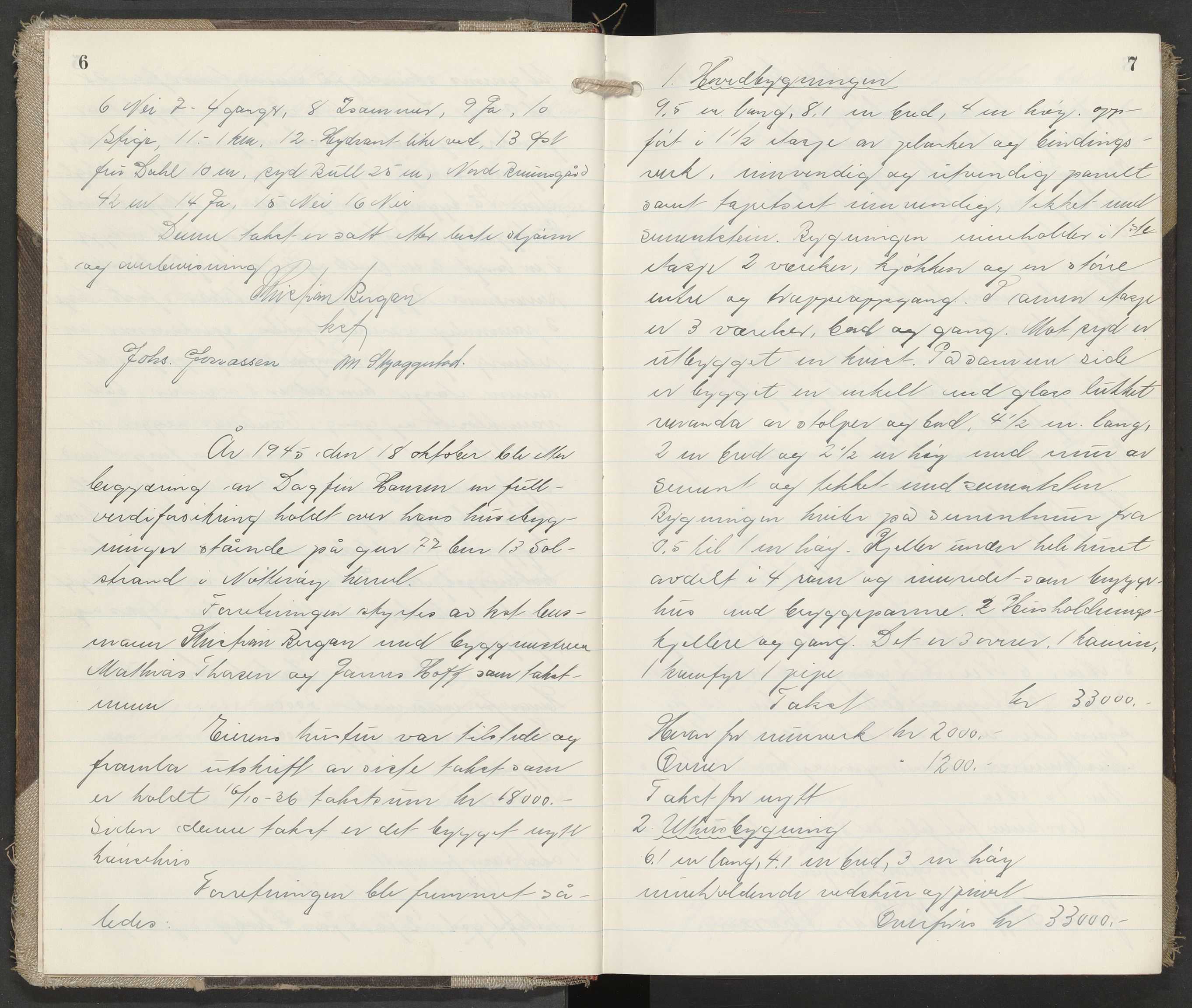 Nøtterøy lensmannskontor, AV/SAKO-A-540/Y/Yg/Yga/L0023: Branntakstprotokoll, 1945-1948, p. 6-7