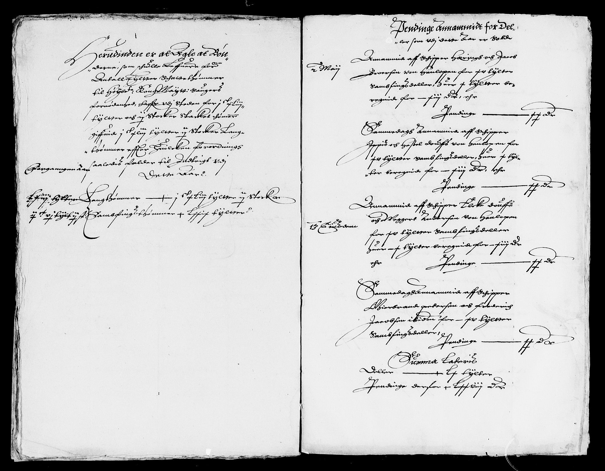 Rentekammeret inntil 1814, Reviderte regnskaper, Lensregnskaper, AV/RA-EA-5023/R/Rb/Rba/L0036: Akershus len, 1614-1615