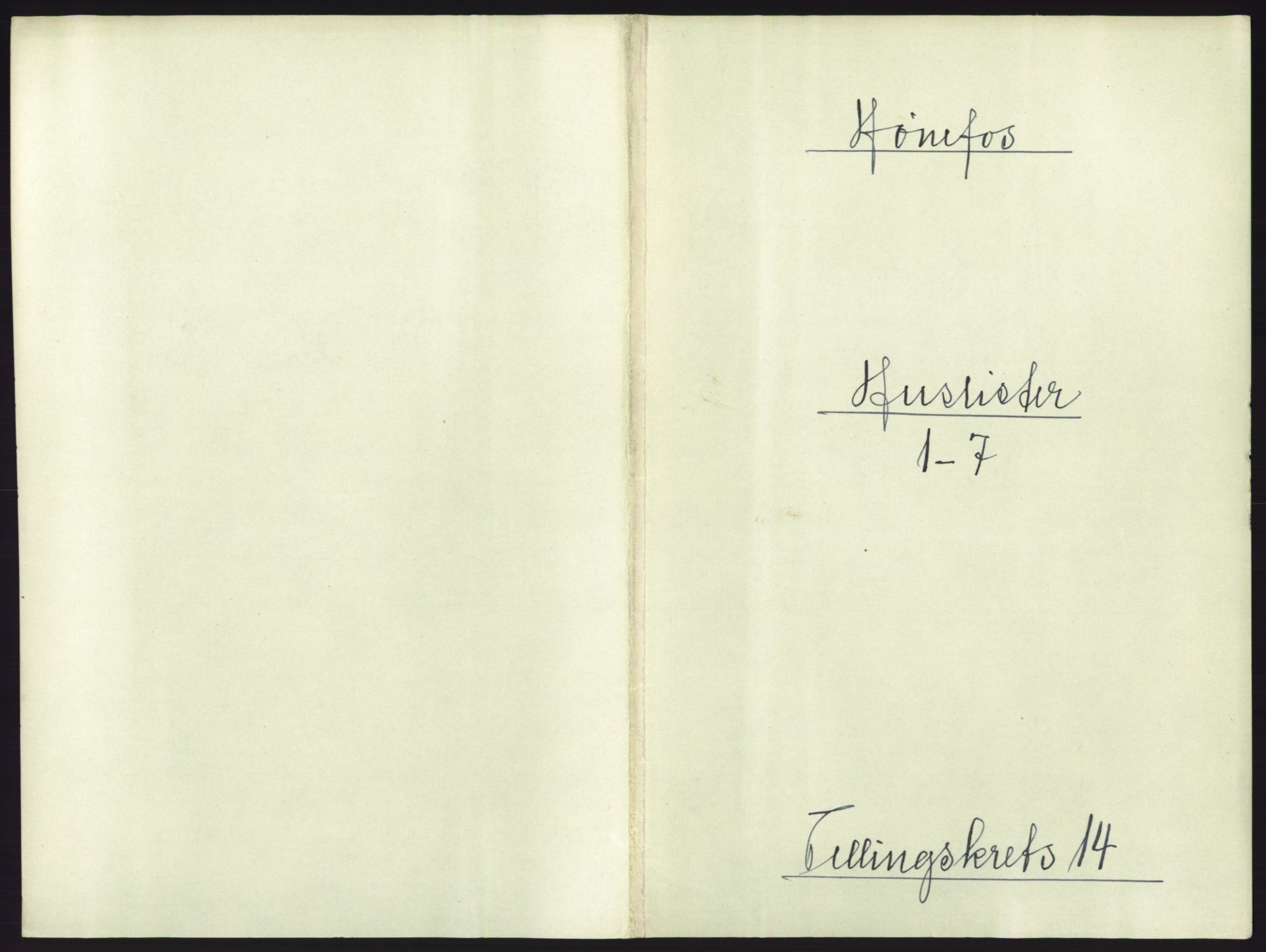 RA, 1891 census for 0601 Hønefoss, 1891, p. 301