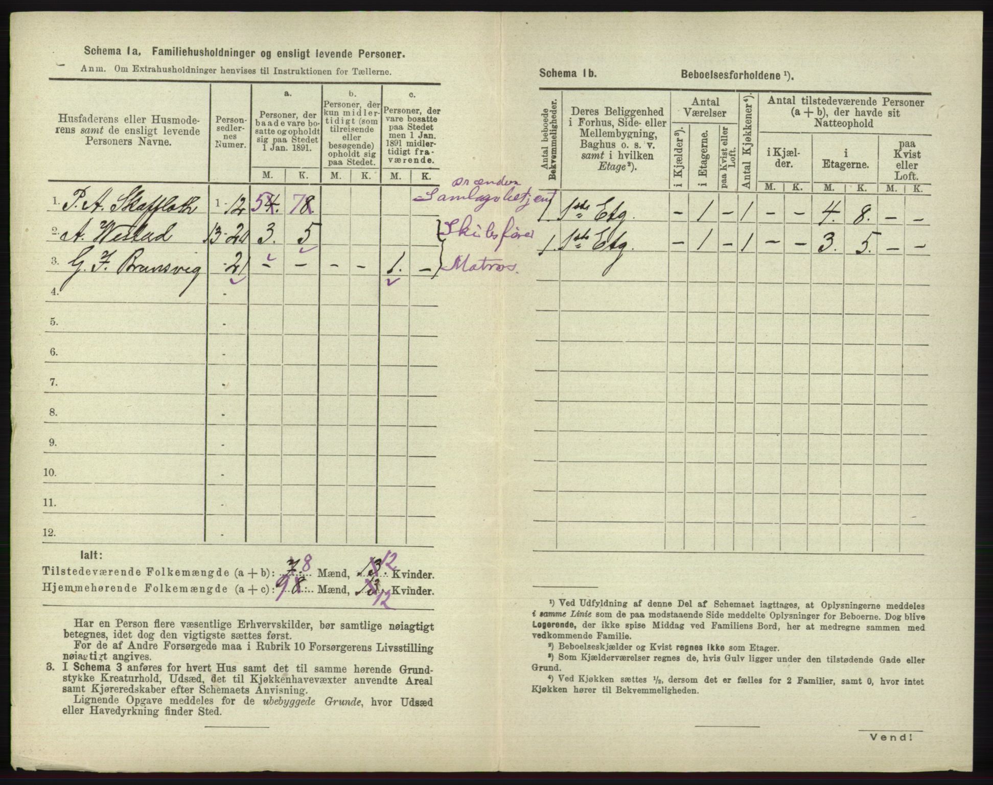 RA, 1891 census for 2001 Hammerfest, 1891, p. 2213