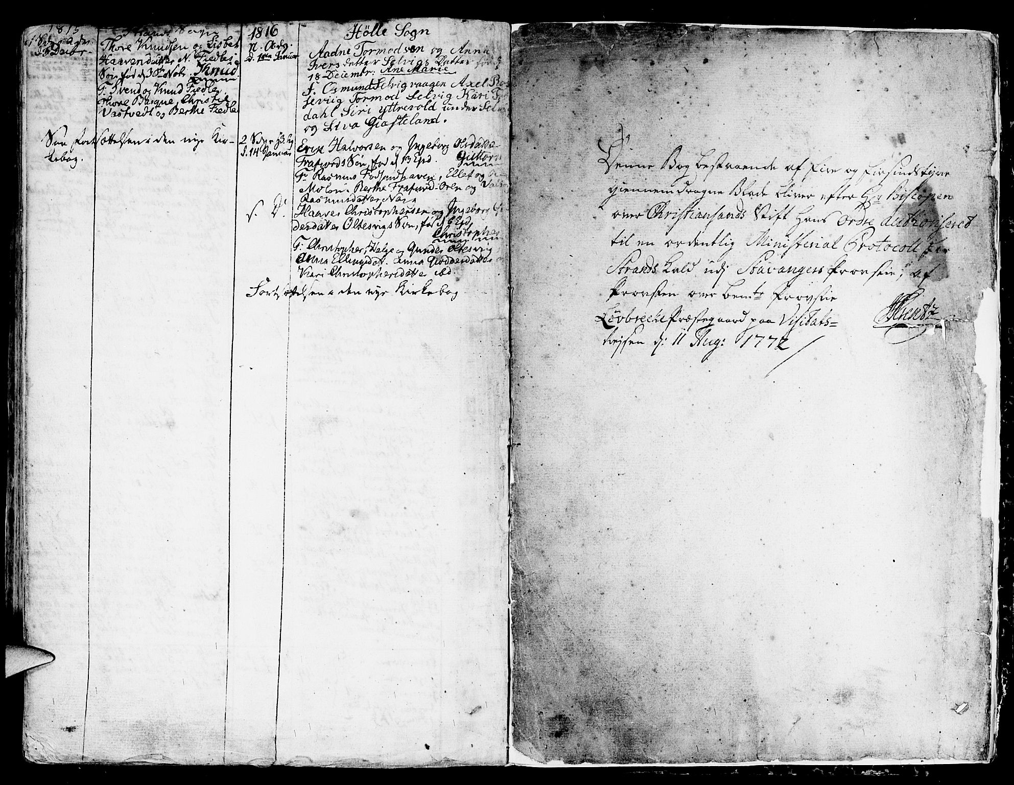 Strand sokneprestkontor, SAST/A-101828/H/Ha/Haa/L0003: Parish register (official) no. A 3, 1769-1816