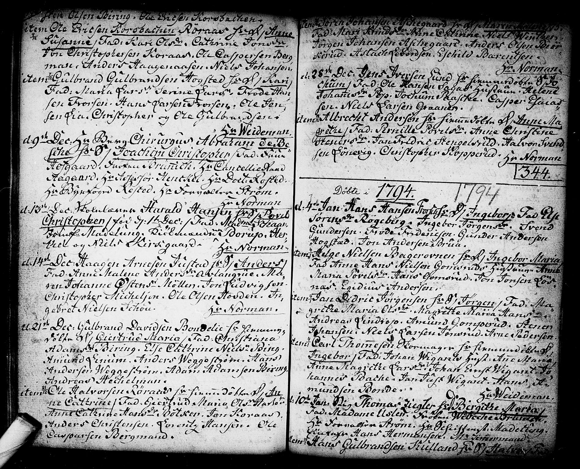 Kongsberg kirkebøker, SAKO/A-22/F/Fa/L0006: Parish register (official) no. I 6, 1783-1797, p. 175