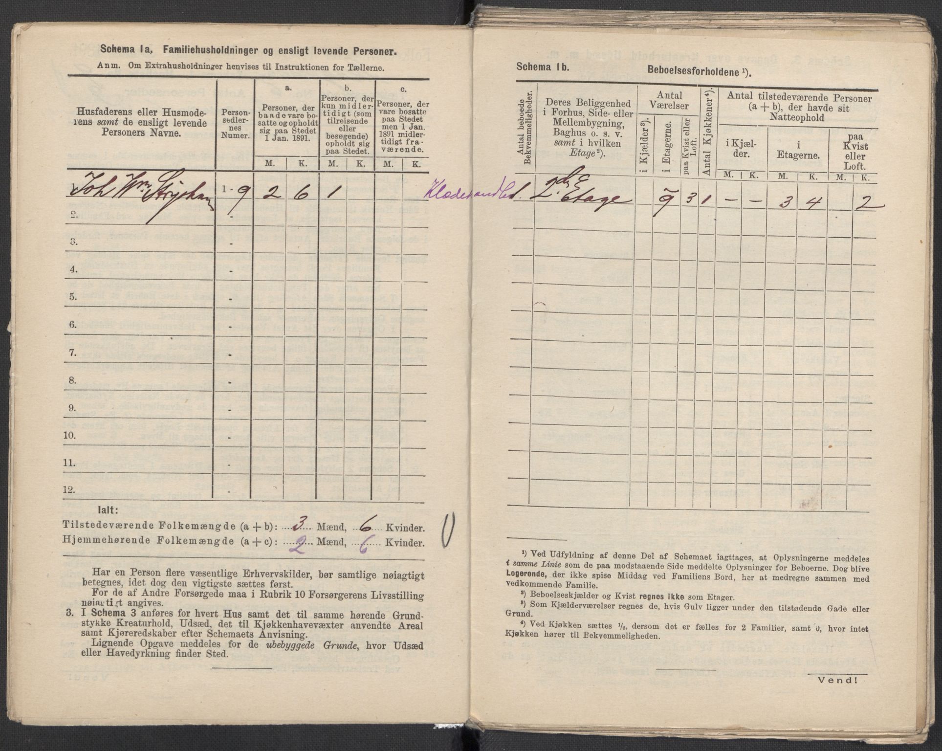 RA, 1891 Census for 1301 Bergen, 1891, p. 1018