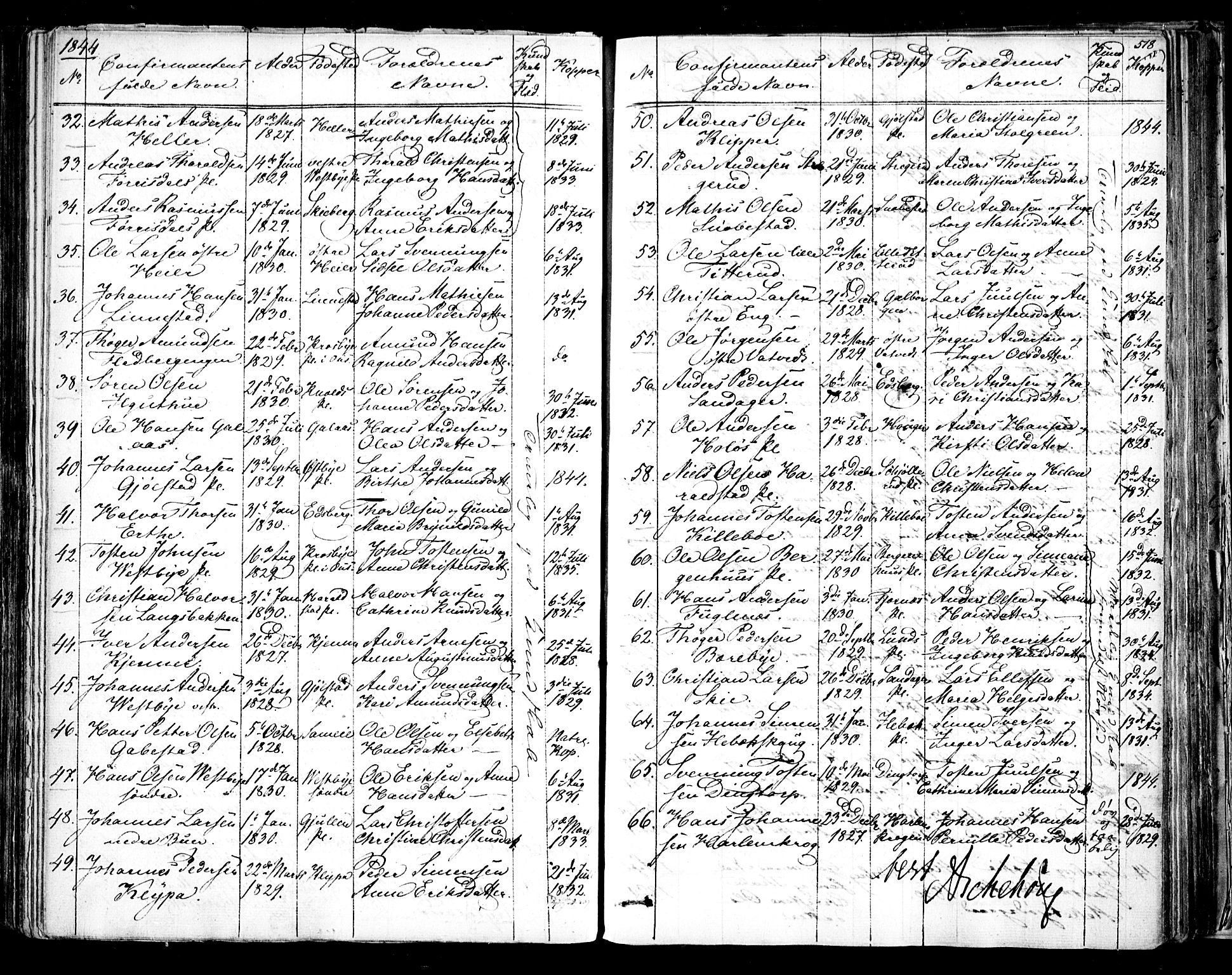 Rakkestad prestekontor Kirkebøker, AV/SAO-A-2008/F/Fa/L0008: Parish register (official) no. I 8, 1842-1849, p. 517-518