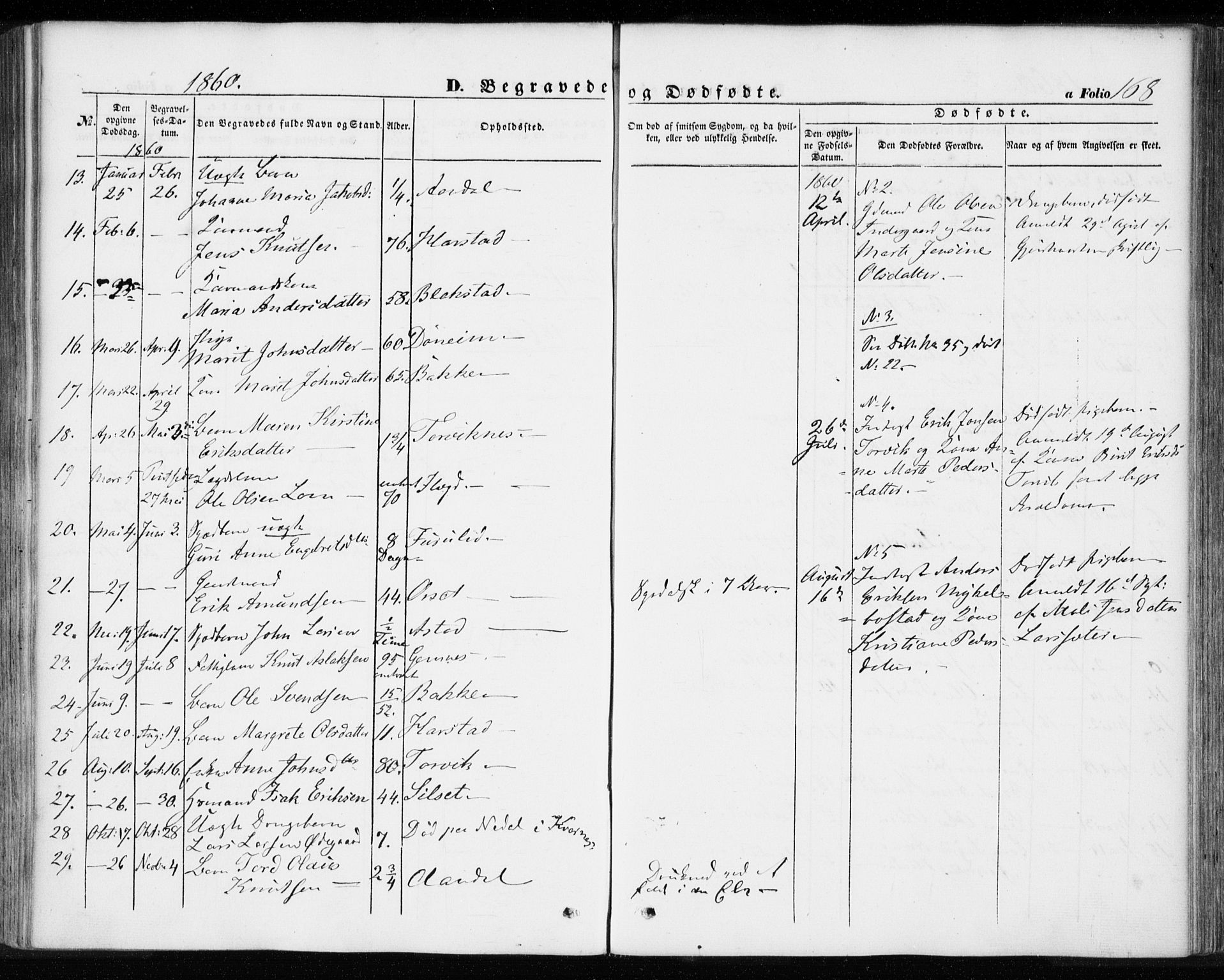 Ministerialprotokoller, klokkerbøker og fødselsregistre - Møre og Romsdal, AV/SAT-A-1454/584/L0965: Parish register (official) no. 584A05, 1857-1868, p. 168