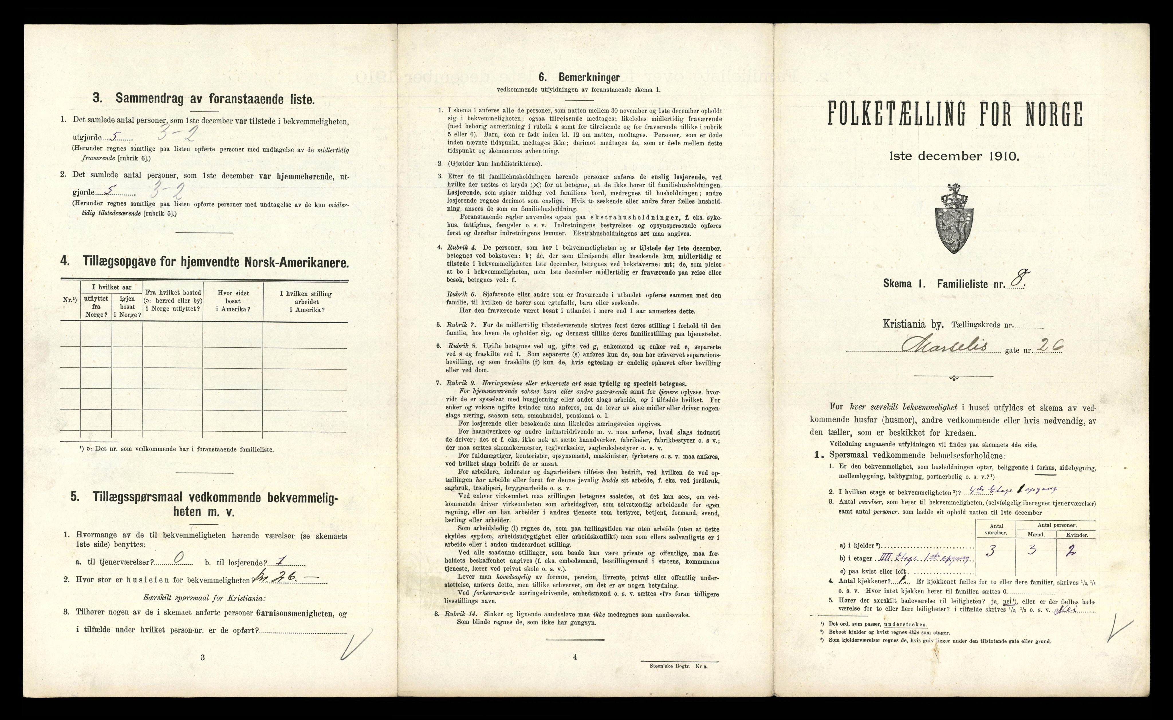 RA, 1910 census for Kristiania, 1910, p. 63189