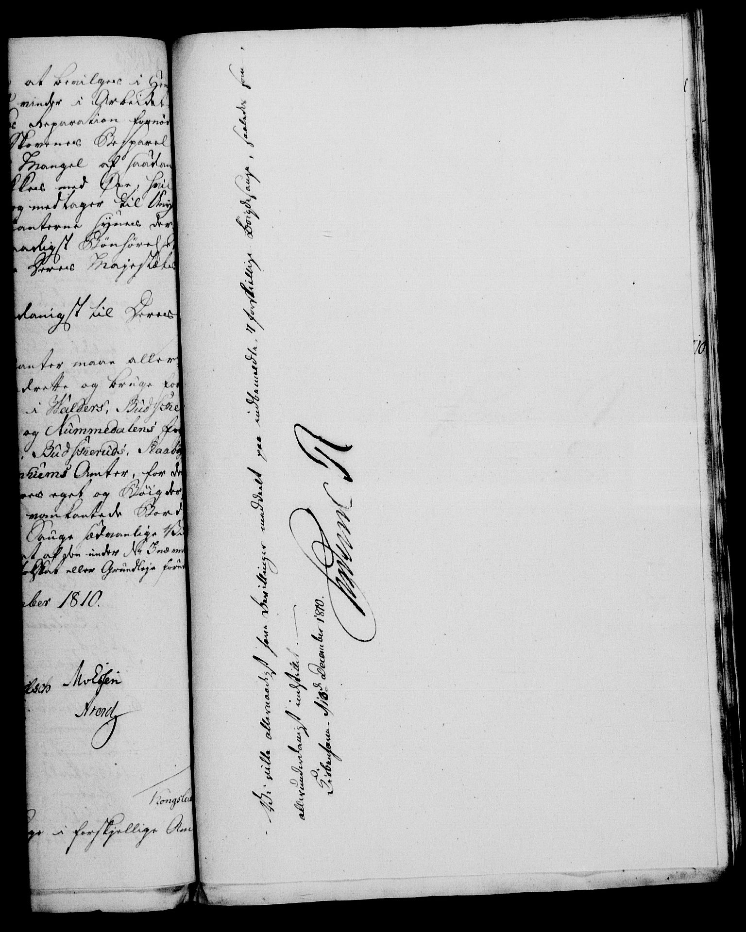Rentekammeret, Kammerkanselliet, RA/EA-3111/G/Gf/Gfa/L0092: Norsk relasjons- og resolusjonsprotokoll (merket RK 52.92), 1810, p. 601