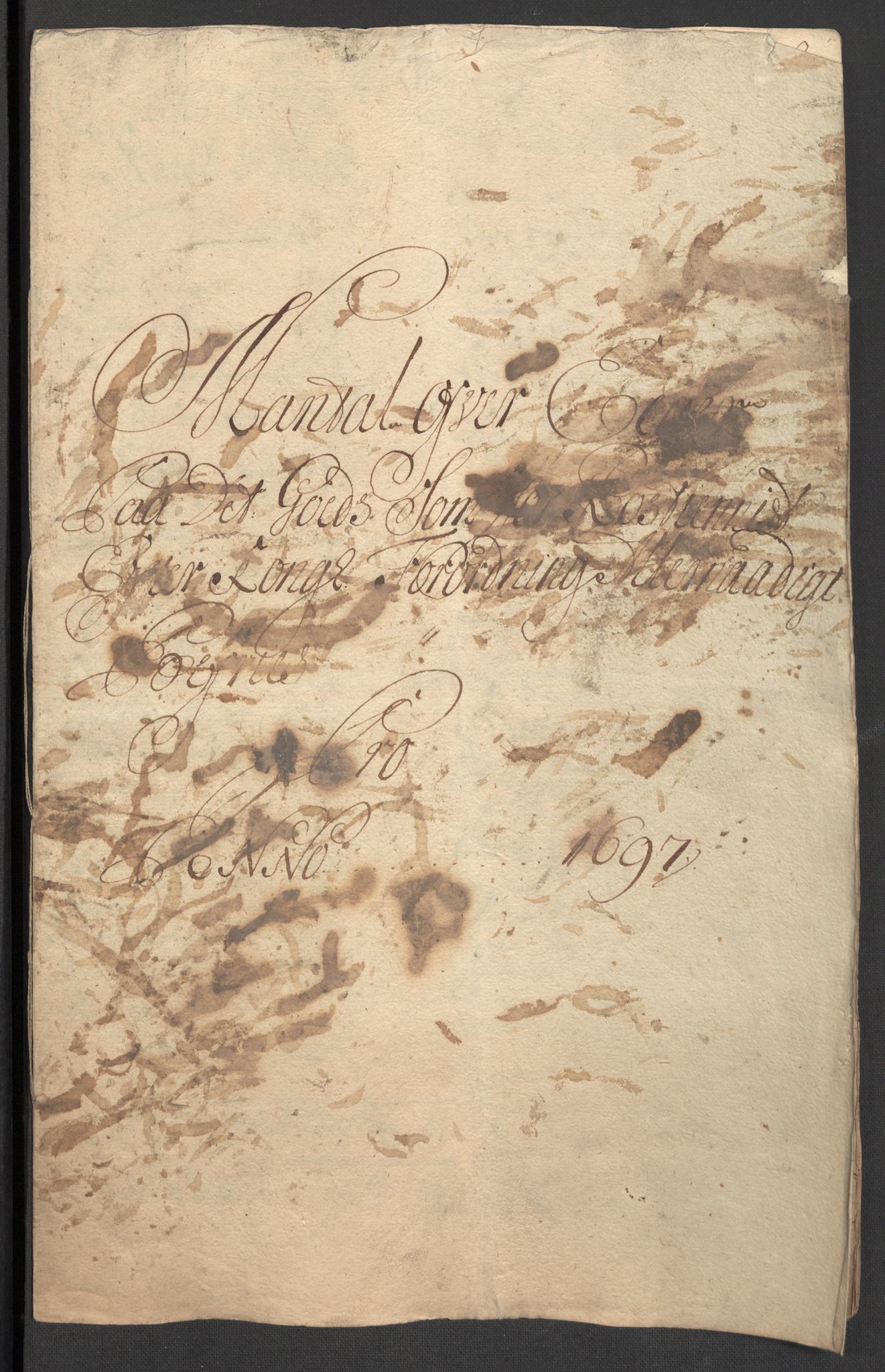 Rentekammeret inntil 1814, Reviderte regnskaper, Fogderegnskap, AV/RA-EA-4092/R30/L1695: Fogderegnskap Hurum, Røyken, Eiker og Lier, 1697, p. 160