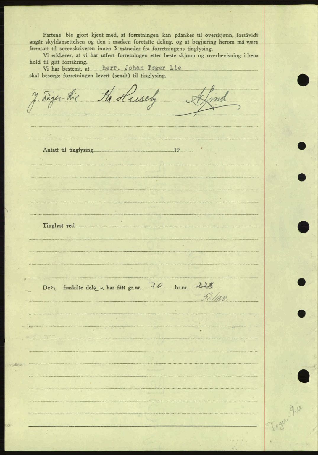 Idd og Marker sorenskriveri, AV/SAO-A-10283/G/Gb/Gbb/L0007: Mortgage book no. A7, 1944-1945, Diary no: : 859/1945