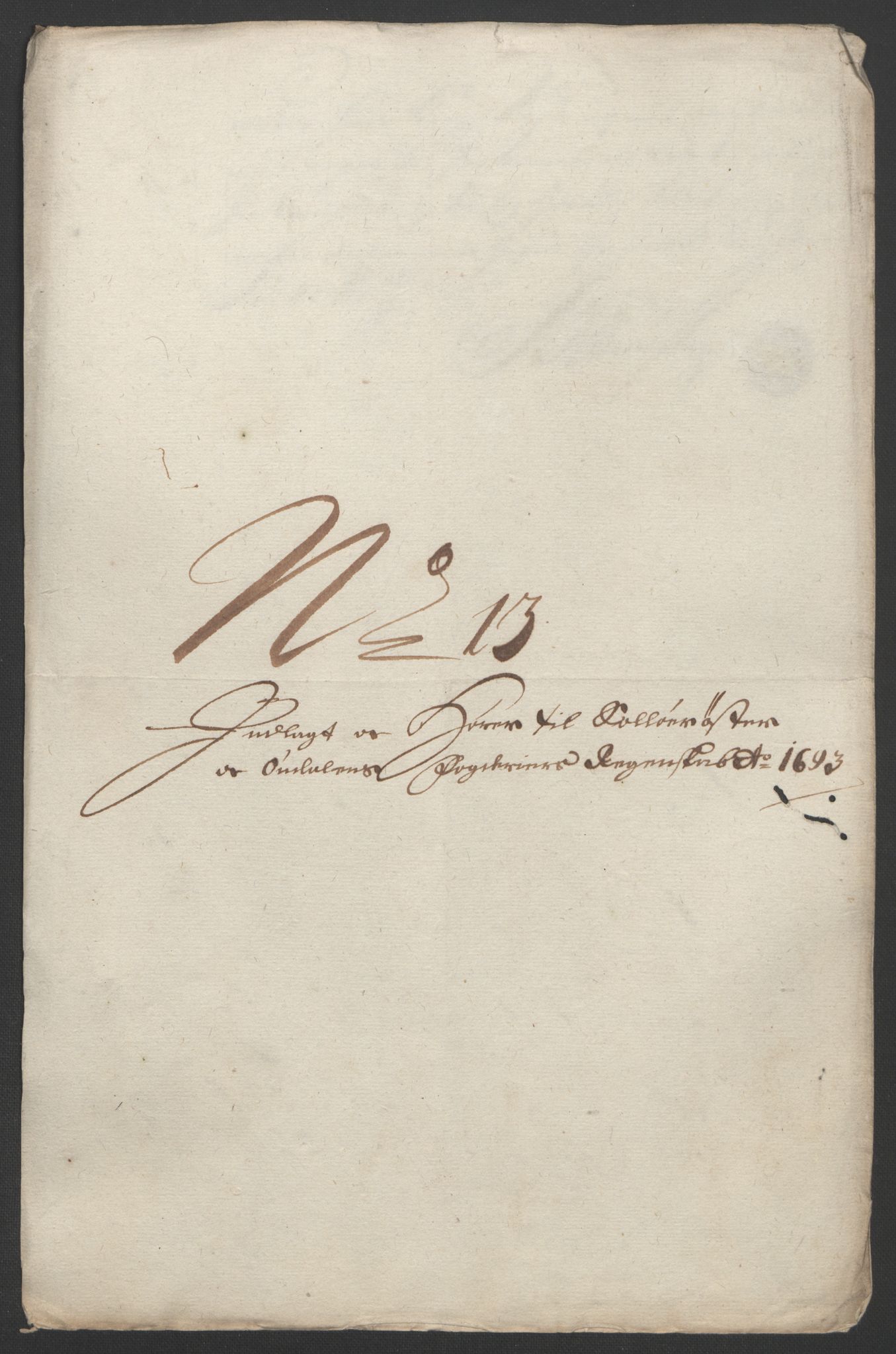 Rentekammeret inntil 1814, Reviderte regnskaper, Fogderegnskap, AV/RA-EA-4092/R13/L0831: Fogderegnskap Solør, Odal og Østerdal, 1693, p. 341