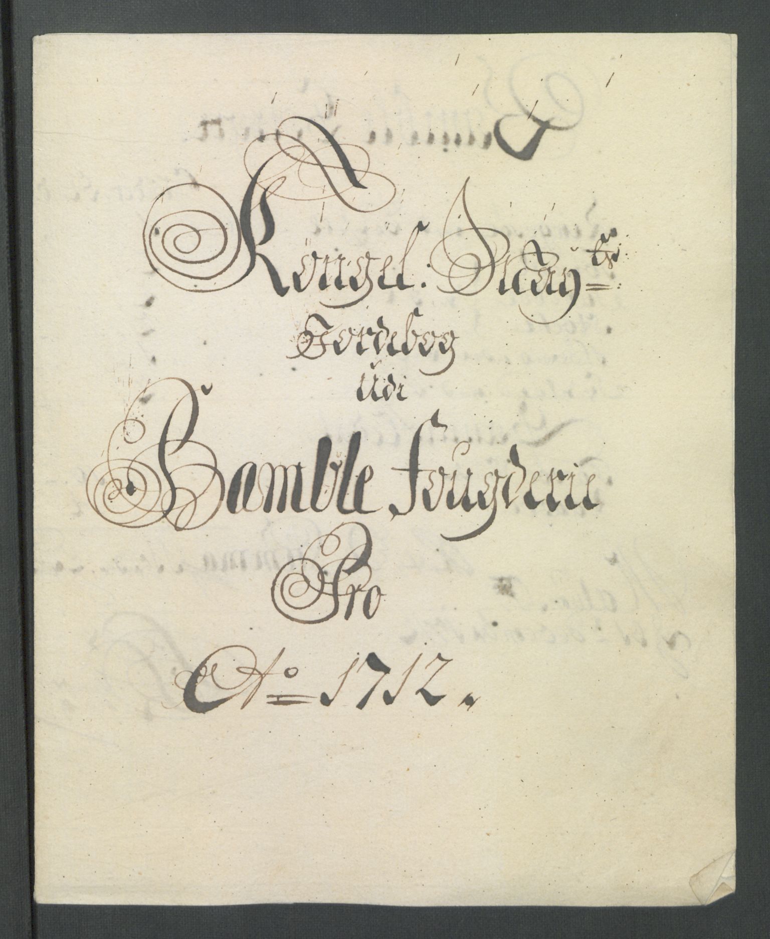 Rentekammeret inntil 1814, Reviderte regnskaper, Fogderegnskap, AV/RA-EA-4092/R36/L2123: Fogderegnskap Øvre og Nedre Telemark og Bamble, 1712, p. 134