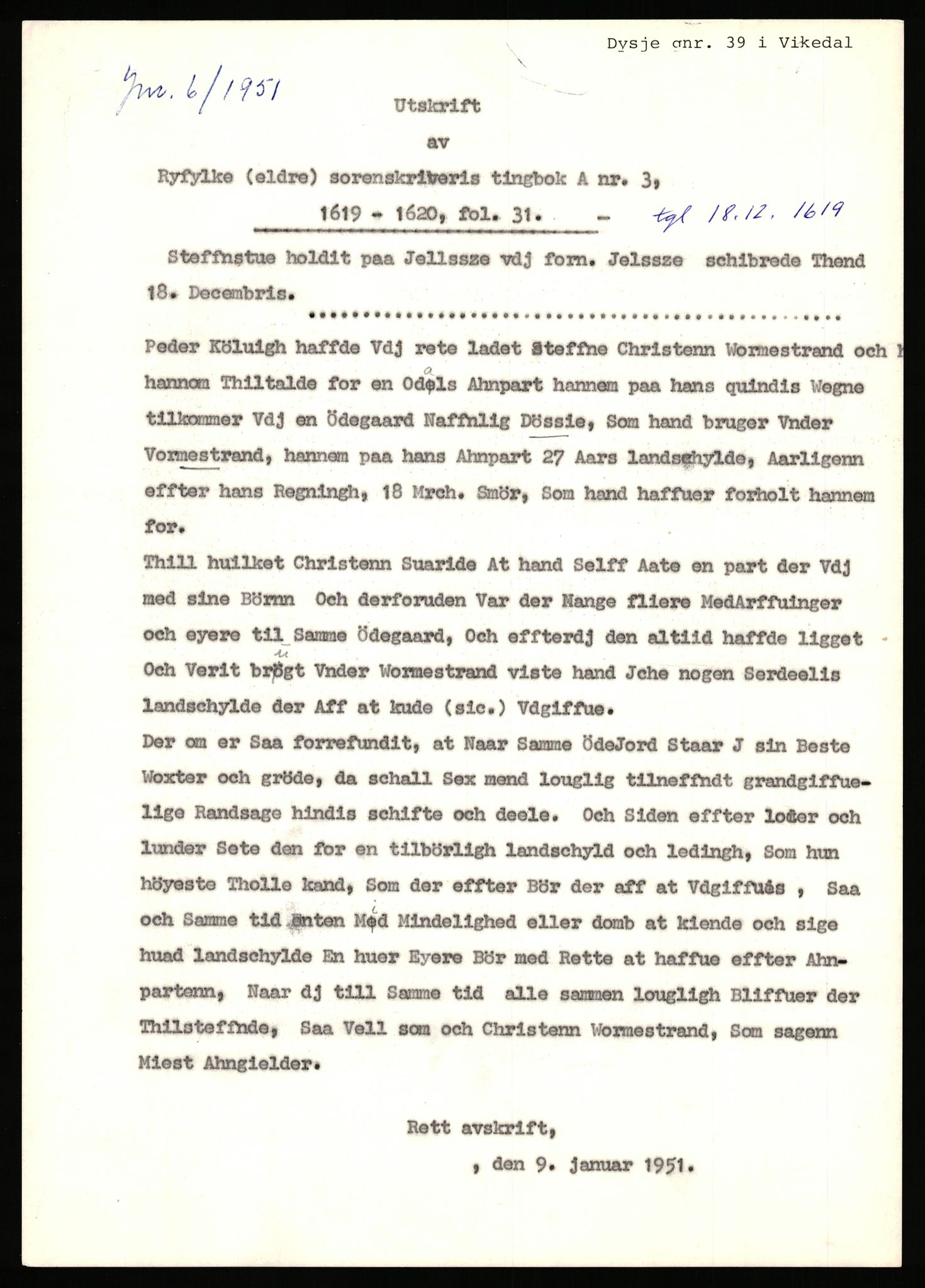 Statsarkivet i Stavanger, AV/SAST-A-101971/03/Y/Yj/L0015: Avskrifter sortert etter gårdsnavn: Dysje - Eide, 1750-1930, p. 2