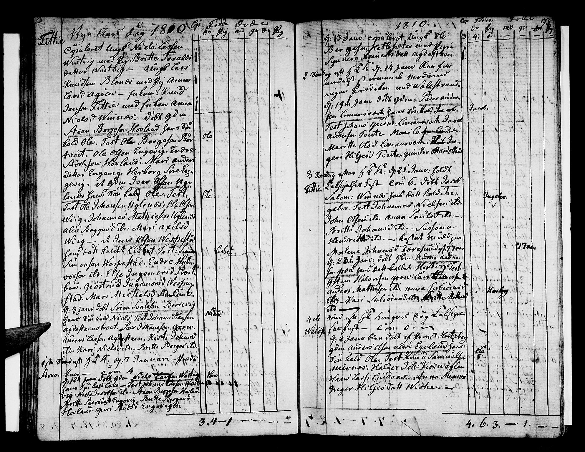 Stord sokneprestembete, AV/SAB-A-78201/H/Haa: Parish register (official) no. A 4, 1800-1815, p. 93