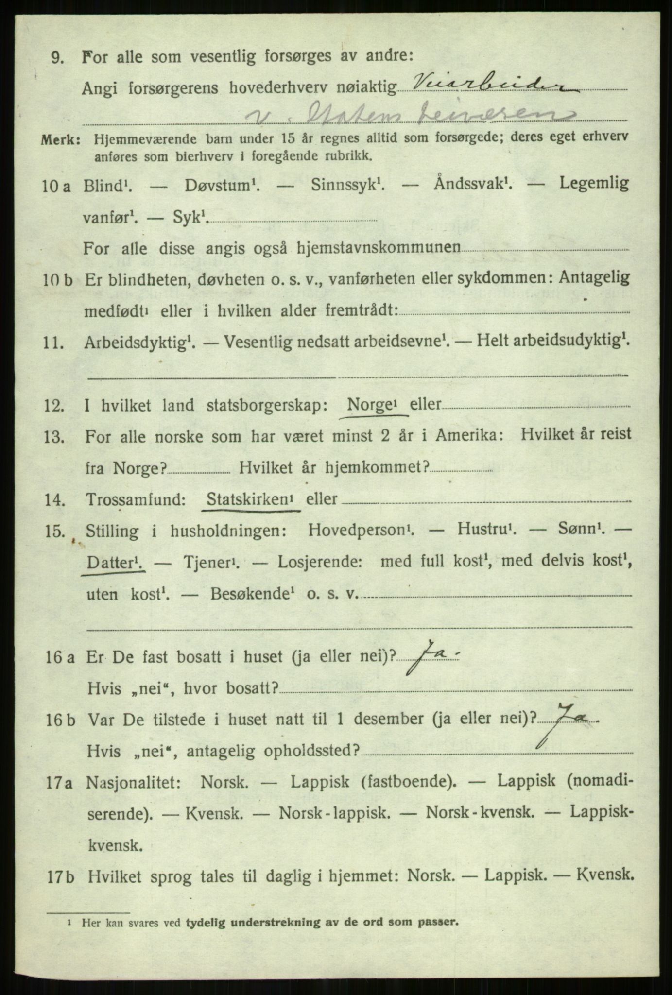 SATØ, 1920 census for Målselv, 1920, p. 9444