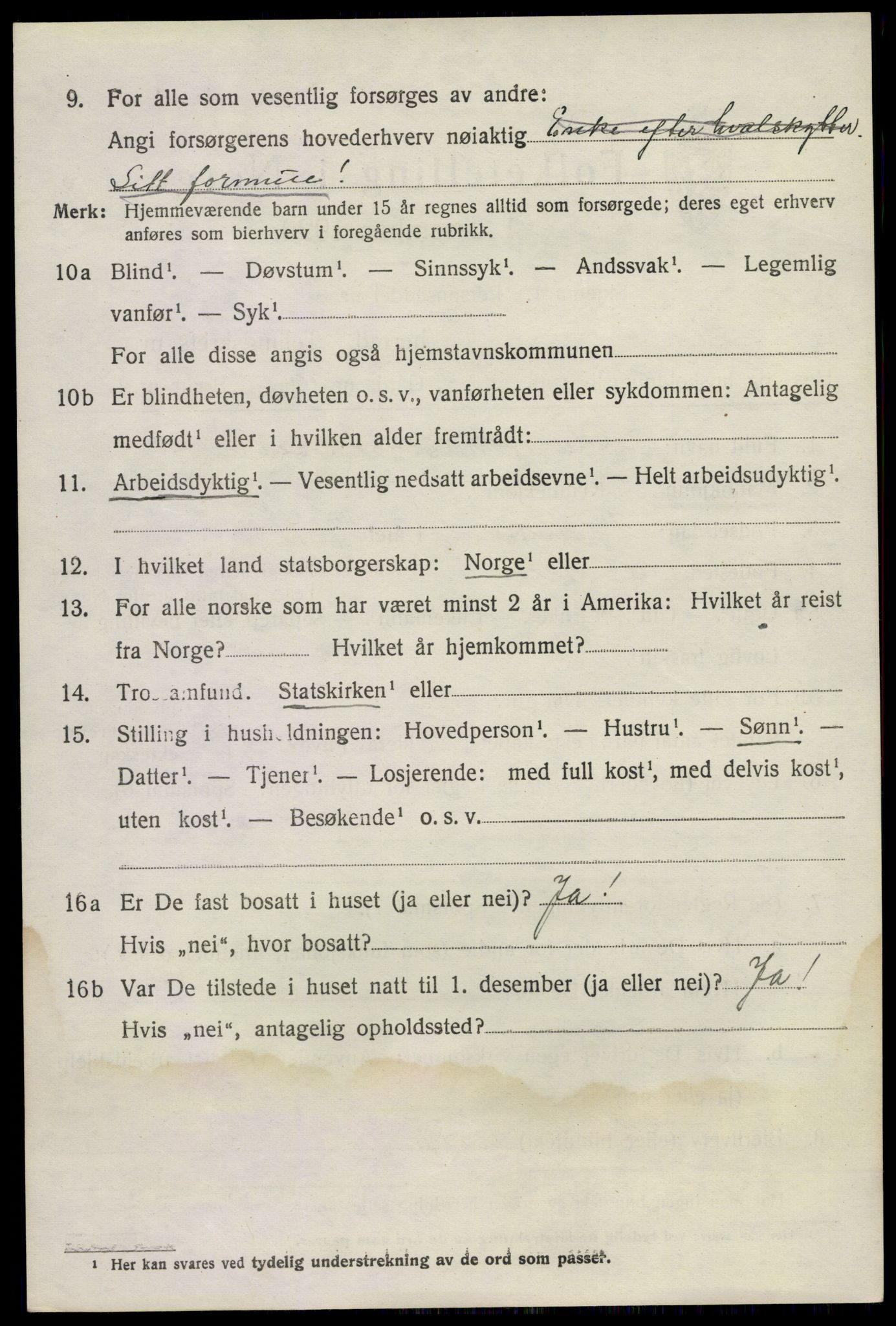 SAKO, 1920 census for Nøtterøy, 1920, p. 10410