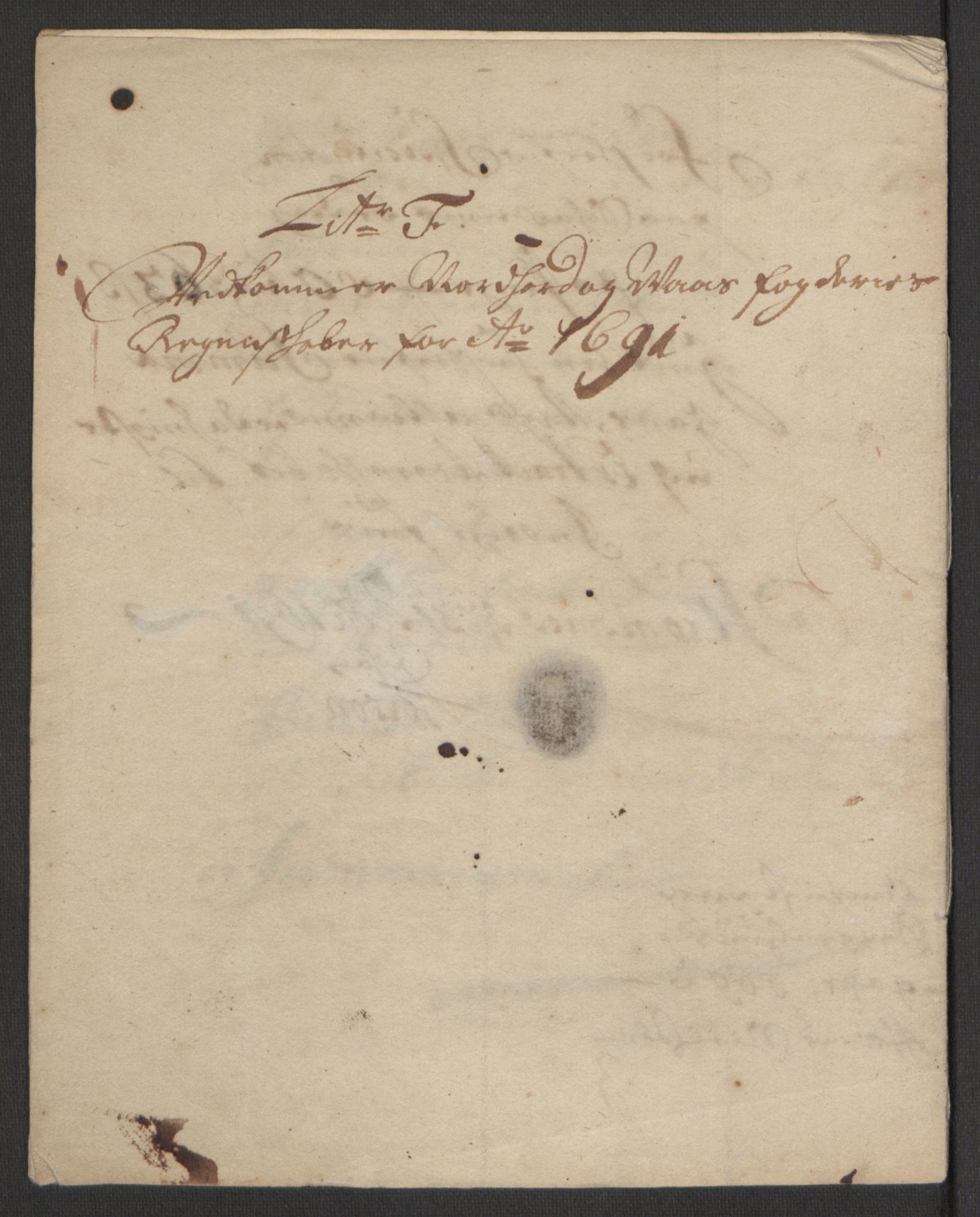 Rentekammeret inntil 1814, Reviderte regnskaper, Fogderegnskap, RA/EA-4092/R51/L3181: Fogderegnskap Nordhordland og Voss, 1691-1692, p. 160