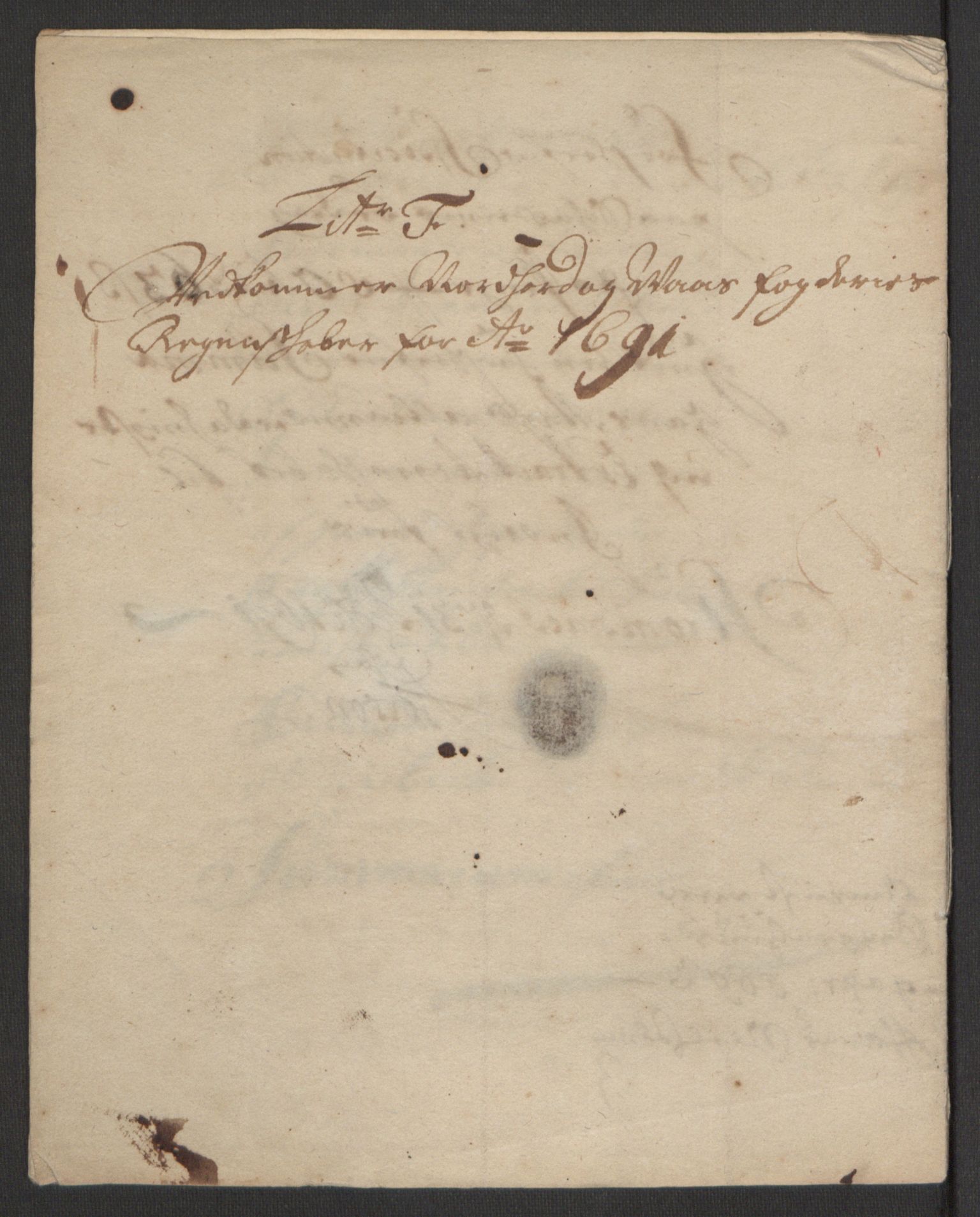 Rentekammeret inntil 1814, Reviderte regnskaper, Fogderegnskap, AV/RA-EA-4092/R51/L3181: Fogderegnskap Nordhordland og Voss, 1691-1692, p. 160