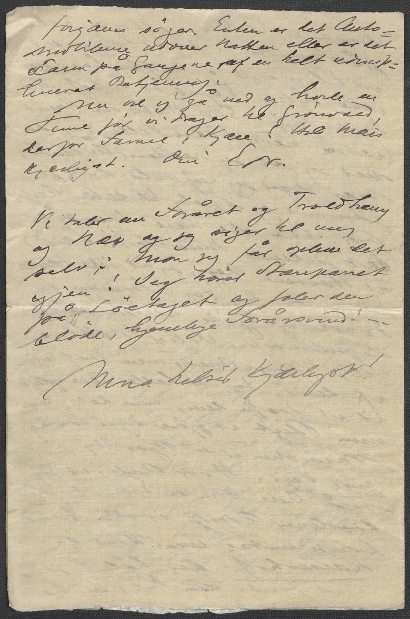 Beyer, Frants, AV/RA-PA-0132/F/L0001: Brev fra Edvard Grieg til Frantz Beyer og "En del optegnelser som kan tjene til kommentar til brevene" av Marie Beyer, 1872-1907, p. 884