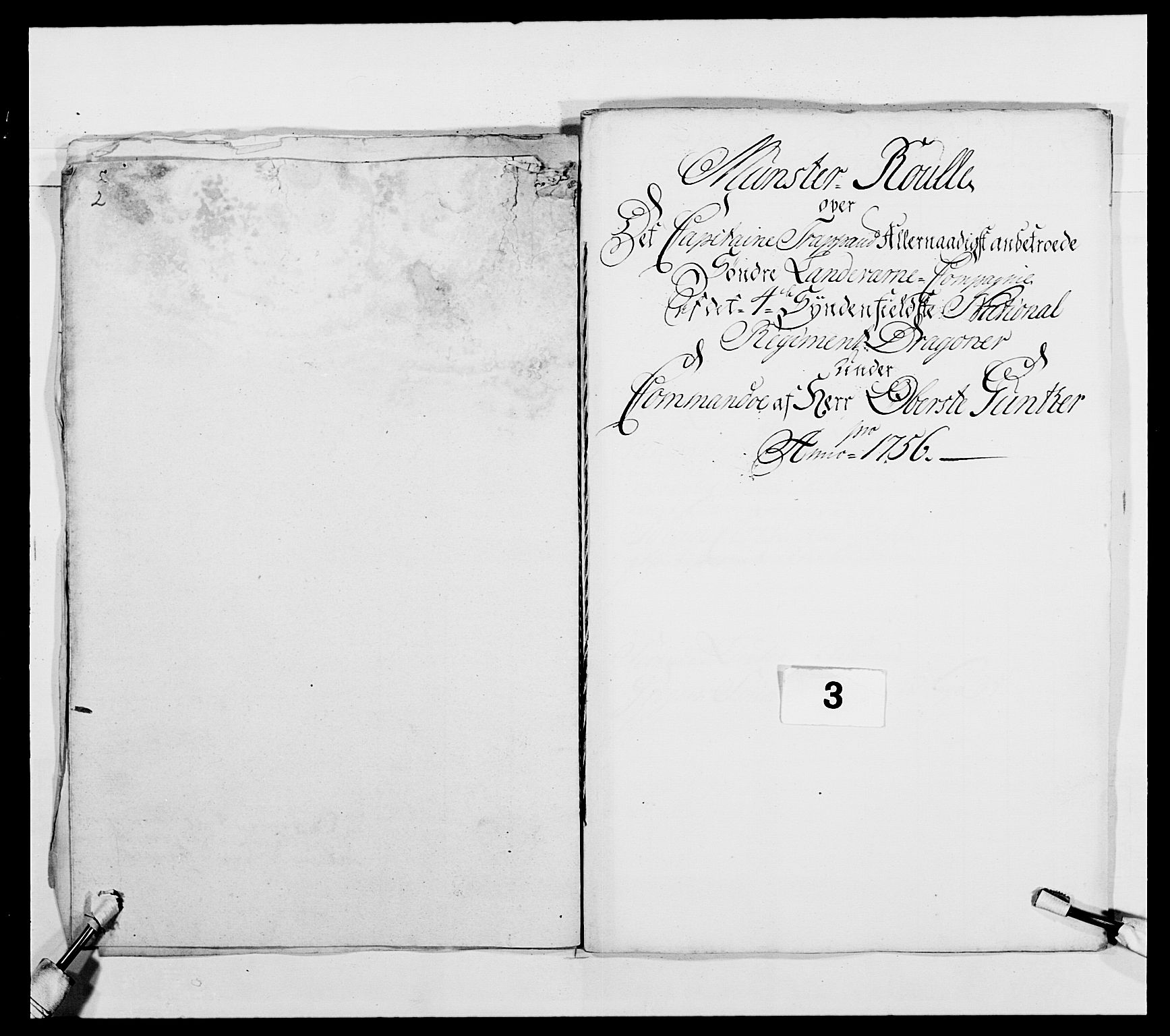 Kommanderende general (KG I) med Det norske krigsdirektorium, RA/EA-5419/E/Ea/L0481: 4. Sønnafjelske dragonregiment, 1756-1765, p. 13