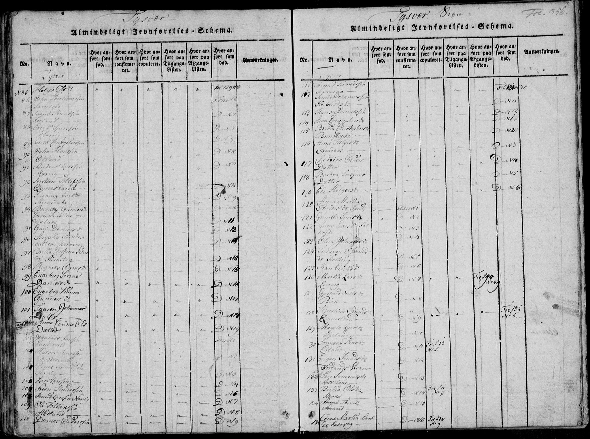 Skjold sokneprestkontor, AV/SAST-A-101847/H/Ha/Haa/L0004: Parish register (official) no. A 4 /1, 1815-1830, p. 356