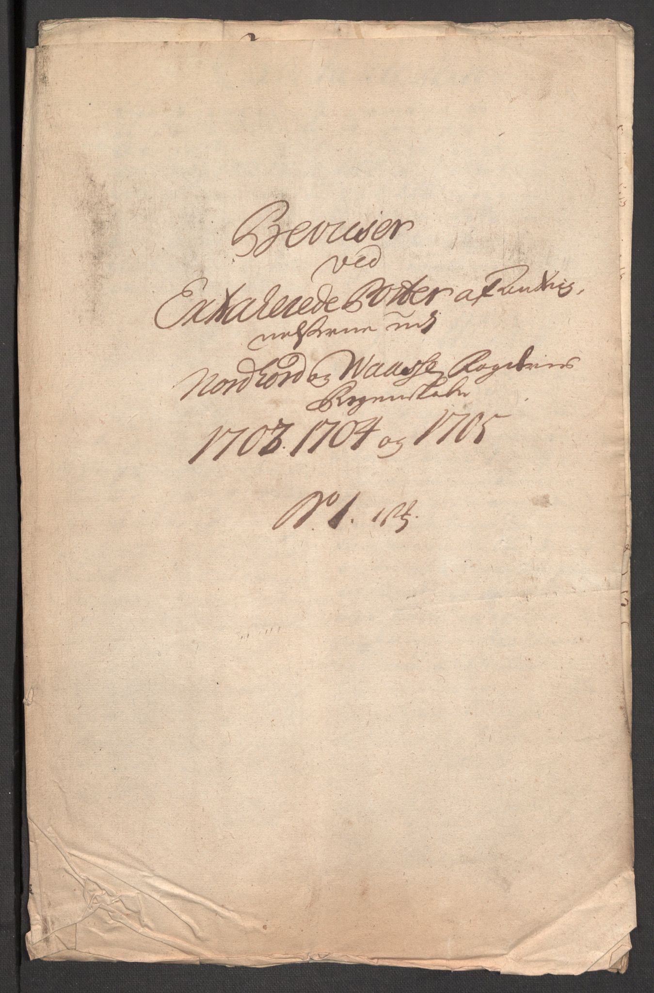 Rentekammeret inntil 1814, Reviderte regnskaper, Fogderegnskap, AV/RA-EA-4092/R51/L3187: Fogderegnskap Nordhordland og Voss, 1704-1705, p. 429