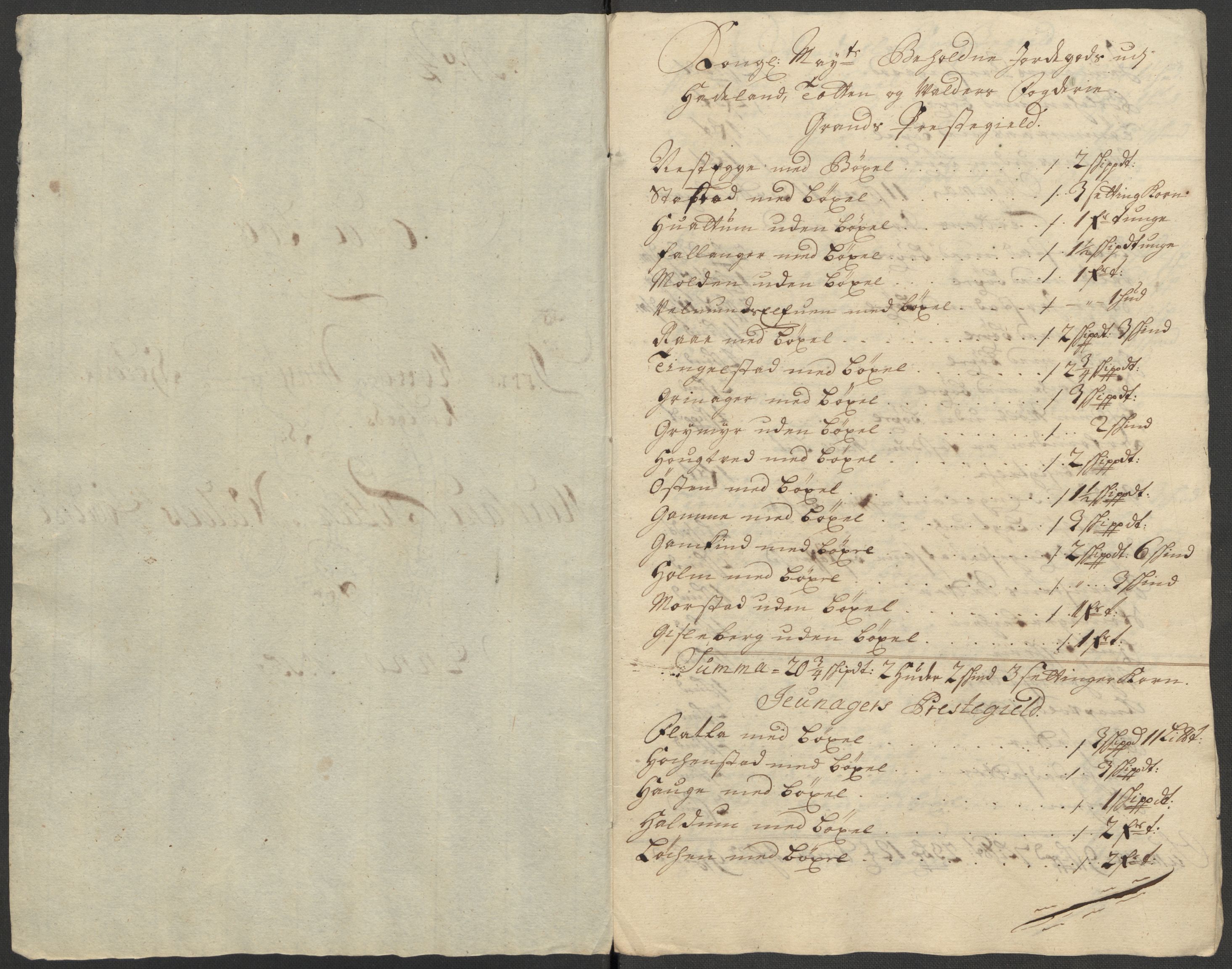 Rentekammeret inntil 1814, Reviderte regnskaper, Fogderegnskap, RA/EA-4092/R18/L1314: Fogderegnskap Hadeland, Toten og Valdres, 1715, p. 305