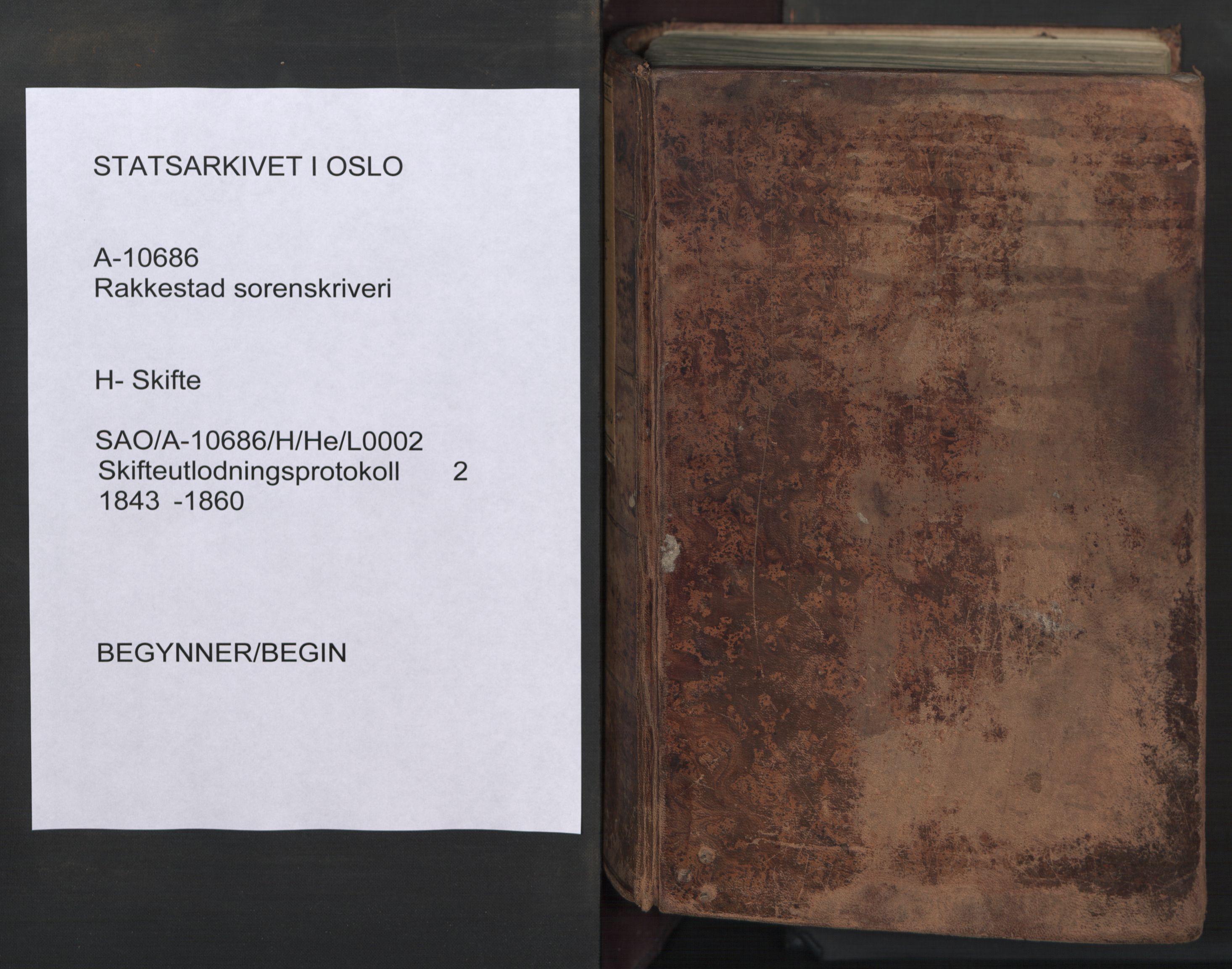 Rakkestad sorenskriveri, SAO/A-10686/H/He/L0002: Skifteutlodningsprotokoller, 1843-1860
