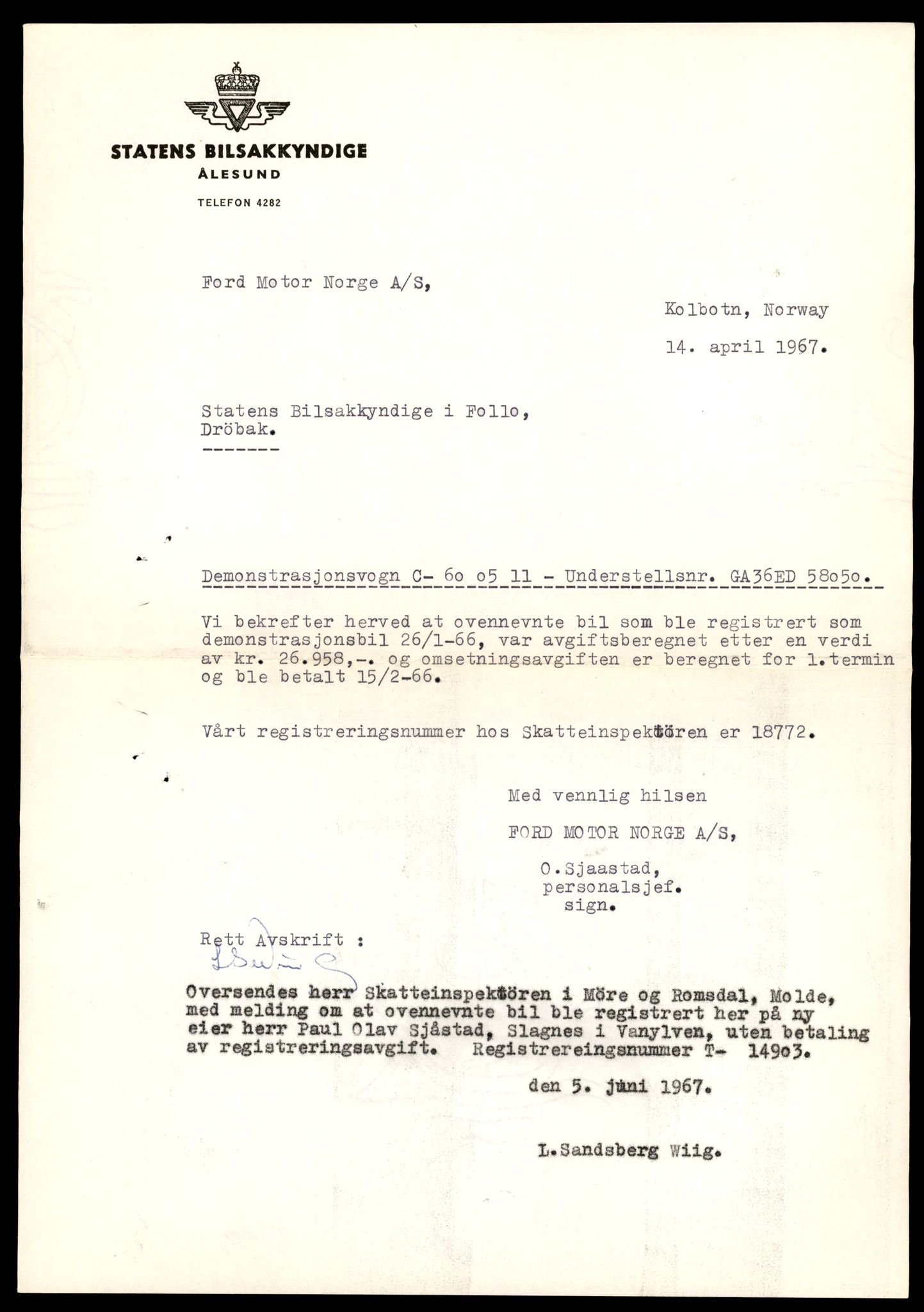 Møre og Romsdal vegkontor - Ålesund trafikkstasjon, AV/SAT-A-4099/F/Fe/L0049: Registreringskort for kjøretøy T 14864 - T 18613, 1927-1998, p. 927