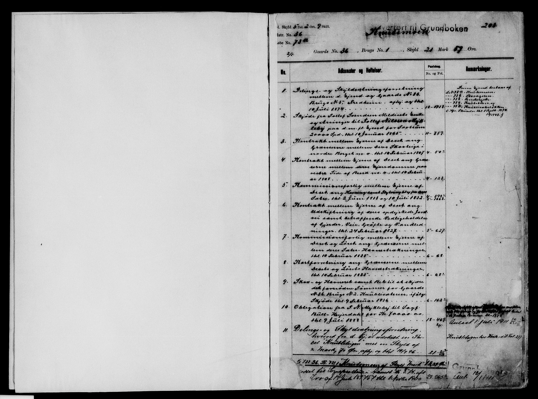 Sør-Østerdal sorenskriveri, SAH/TING-018/H/Ha/Hac/L0051B: Mortgage register no. 2B, 1894-1954, p. 203