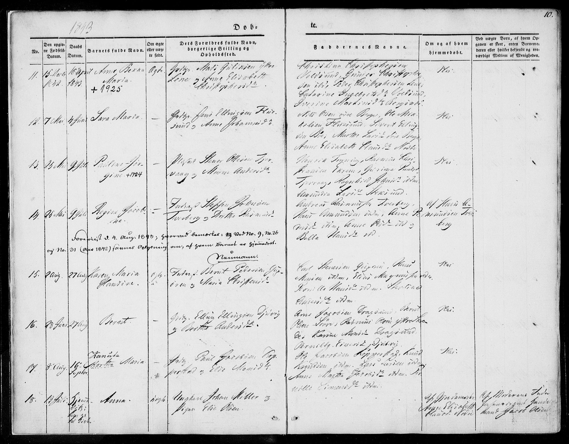Ministerialprotokoller, klokkerbøker og fødselsregistre - Møre og Romsdal, SAT/A-1454/507/L0070: Parish register (official) no. 507A05, 1842-1873, p. 10
