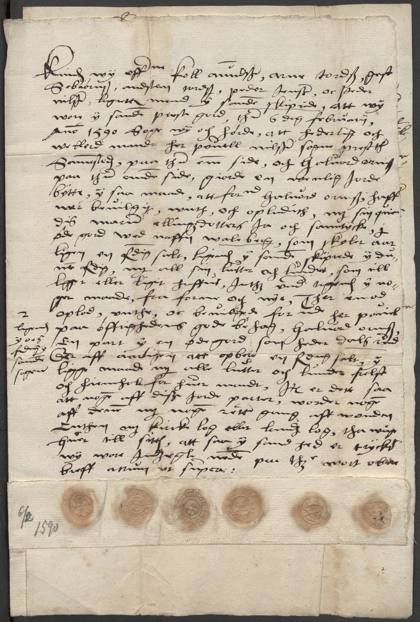 Riksarkivets diplomsamling, AV/RA-EA-5965/F15/L0021: Prestearkiv - Vestfold, 1573-1858, p. 25