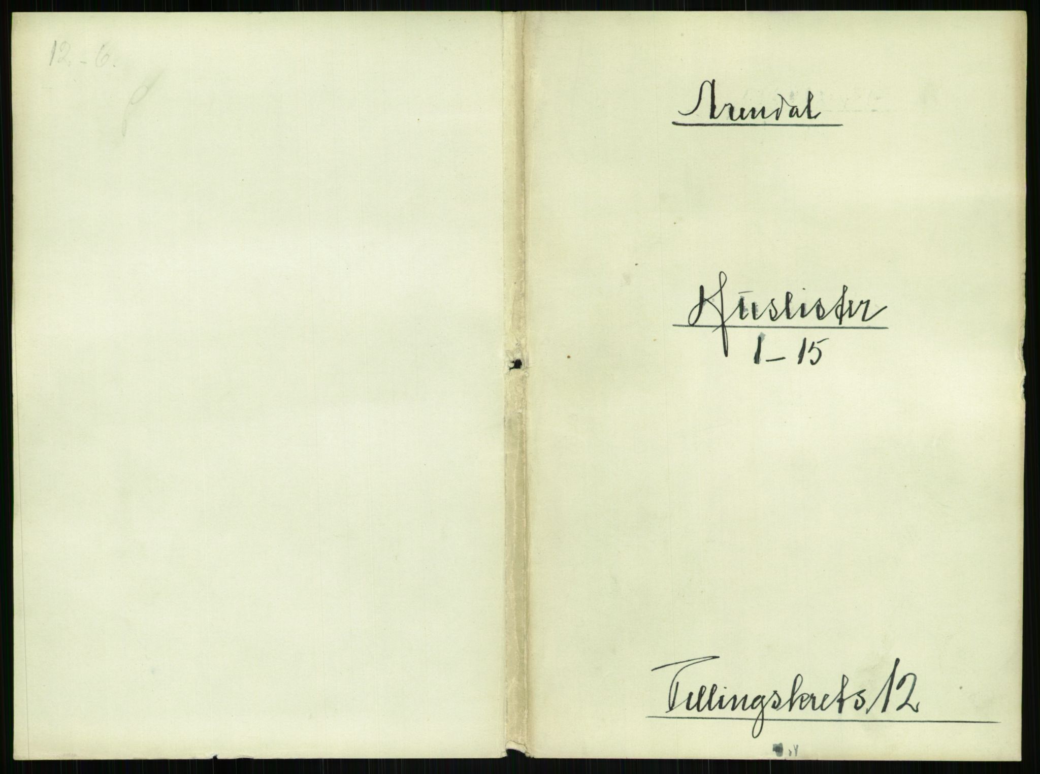 RA, 1891 census for 0903 Arendal, 1891, p. 636