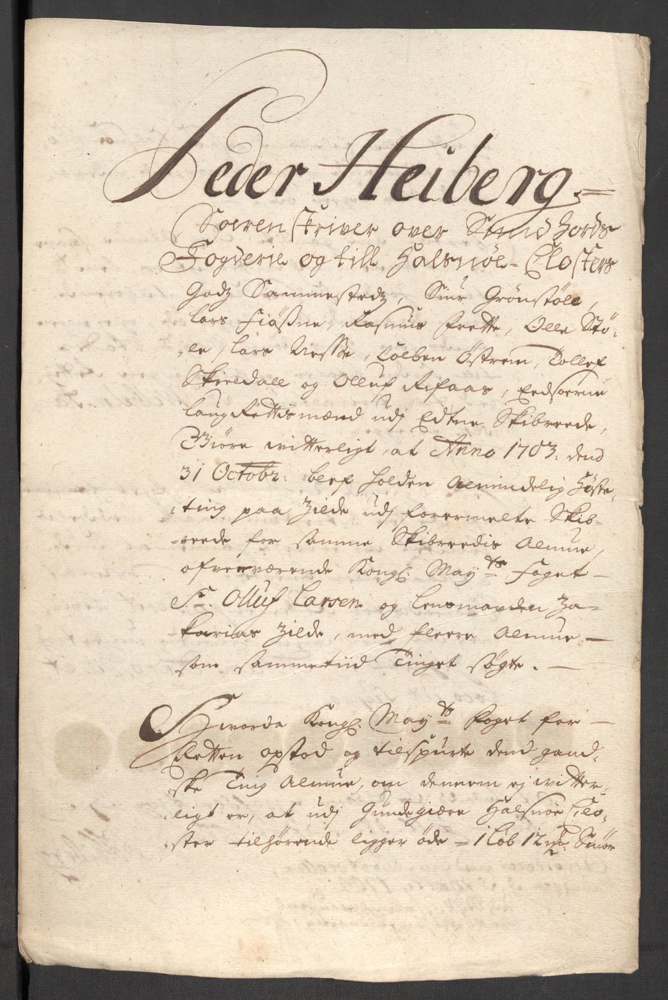 Rentekammeret inntil 1814, Reviderte regnskaper, Fogderegnskap, RA/EA-4092/R48/L2981: Fogderegnskap Sunnhordland og Hardanger, 1703, p. 215