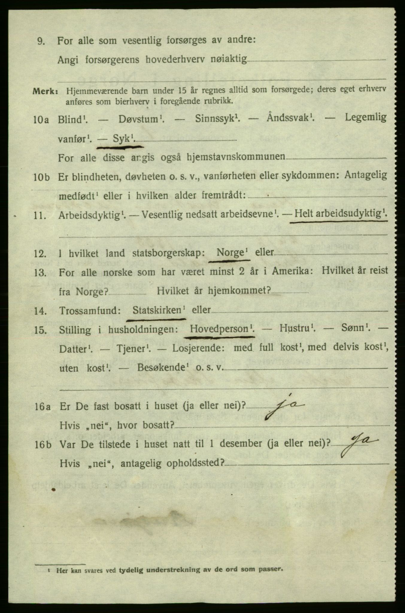 SAO, 1920 census for Fredrikshald, 1920, p. 19744