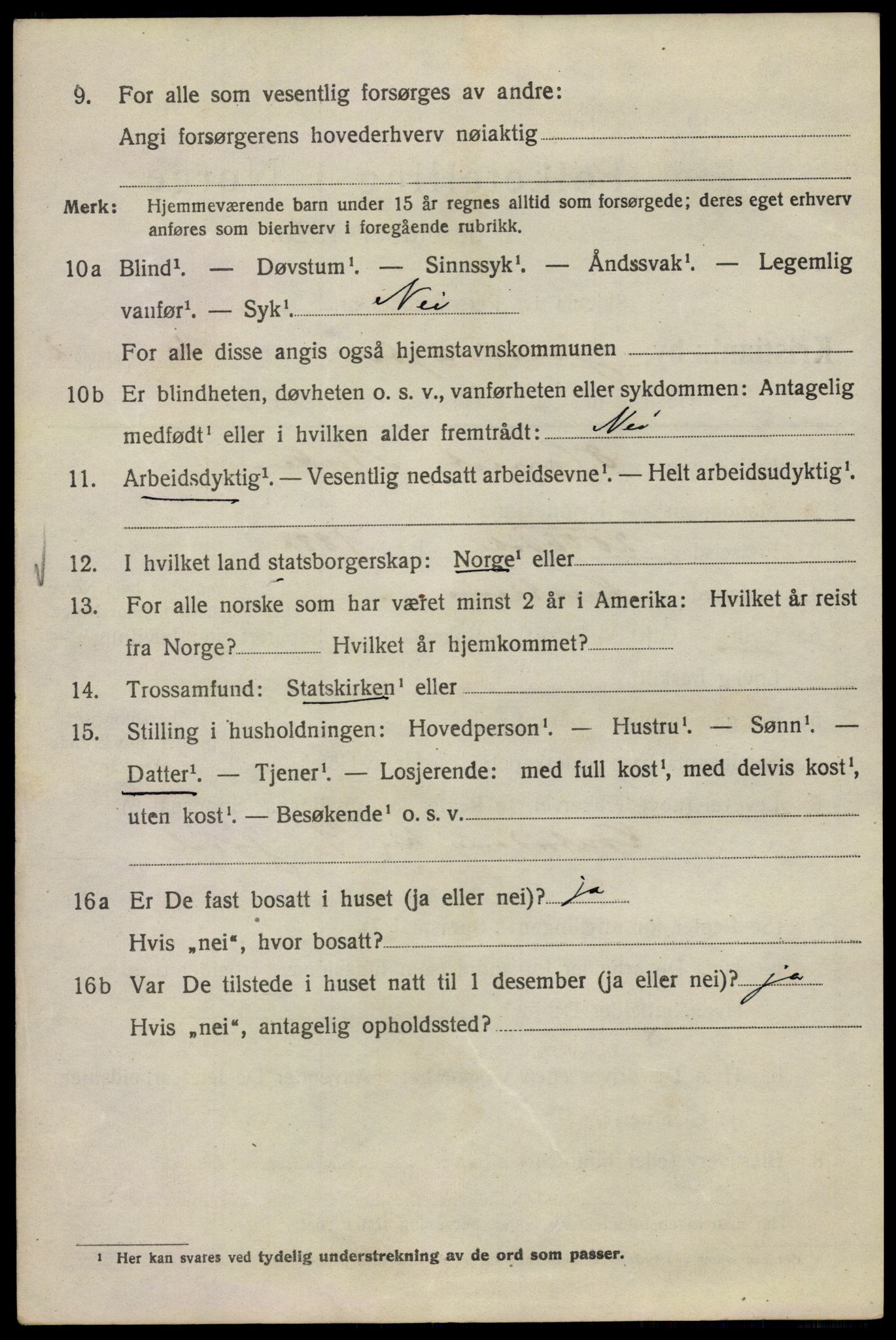 SAO, 1920 census for Kristiania, 1920, p. 204230